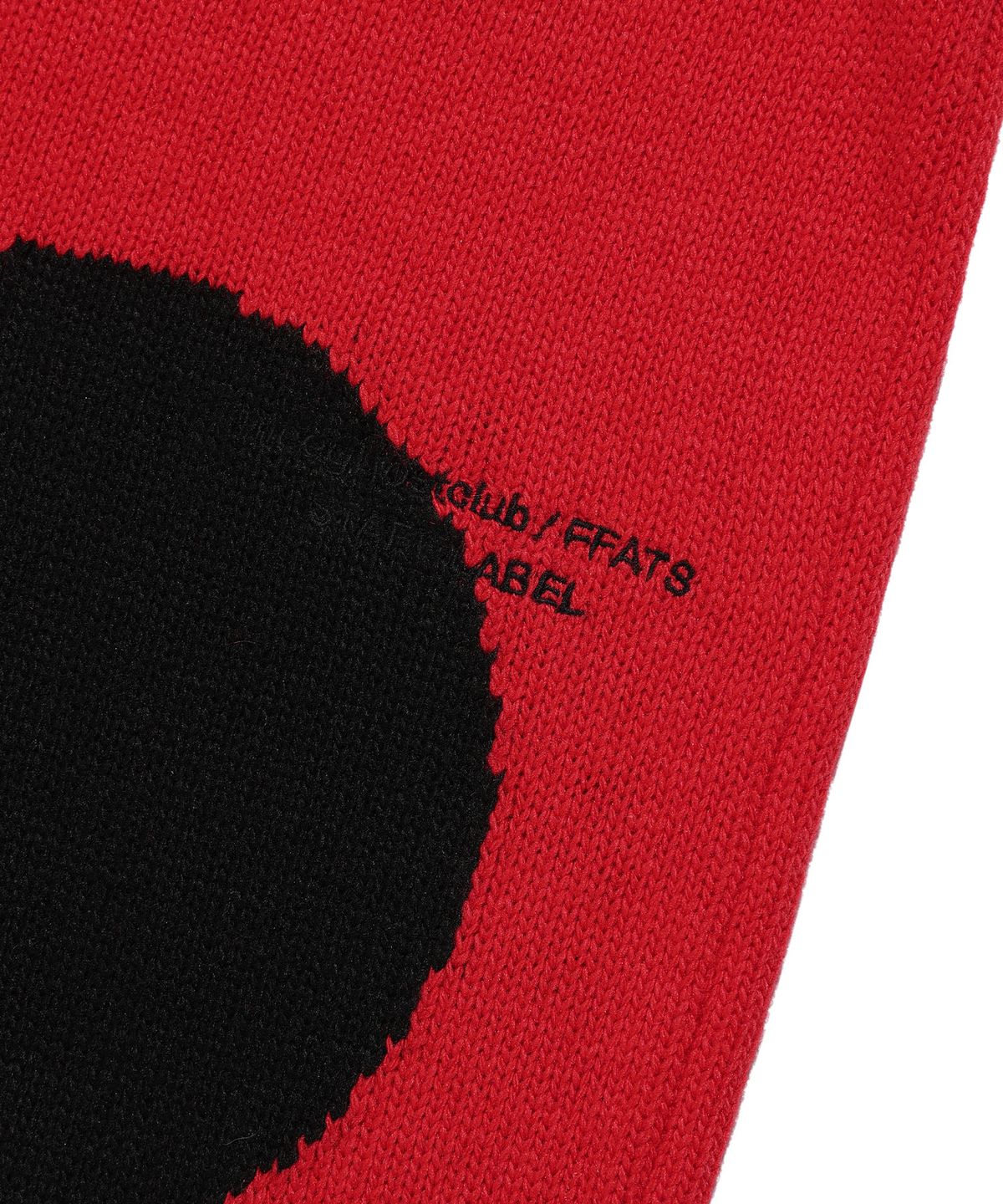나이스고스트클럽(NICEGHOSTCLUB) FFATS DOT L/S KNIT_RED(NG2EFUK610A)