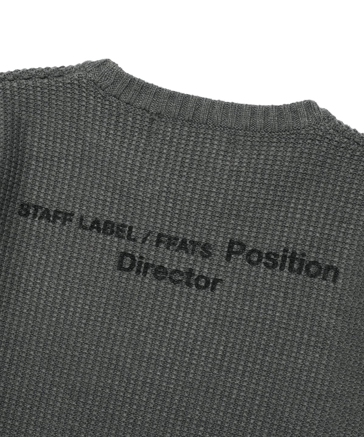 나이스고스트클럽(NICEGHOSTCLUB) FFATS POSITION KNIT_GREY(NG2EFUK611A)