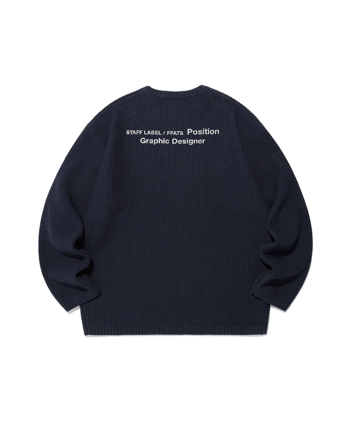 나이스고스트클럽(NICEGHOSTCLUB) FFATS POSITION KNIT_NAVY(NG2EFUK611A)
