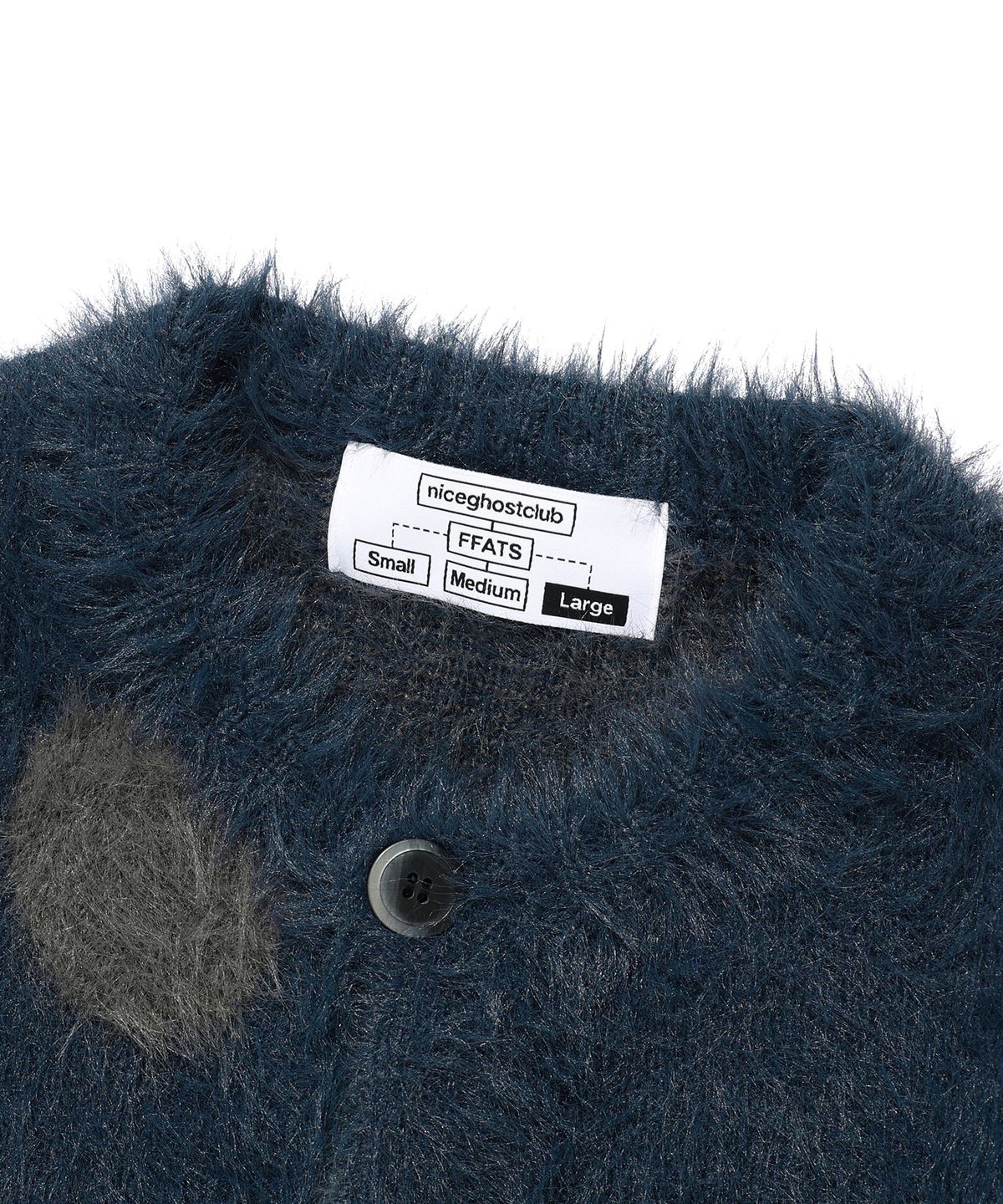 나이스고스트클럽(NICEGHOSTCLUB) FFATS DOT CARDIGAN_NAVY(NG2EFUK682A)