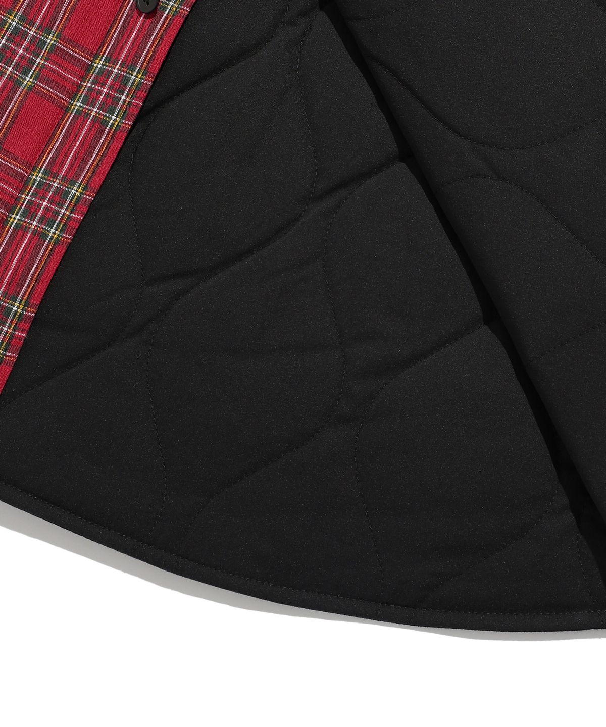 나이스고스트클럽(NICEGHOSTCLUB) FFATS CHECK SHIRTS JACKET_BLACK(NG2EFUJ202A)