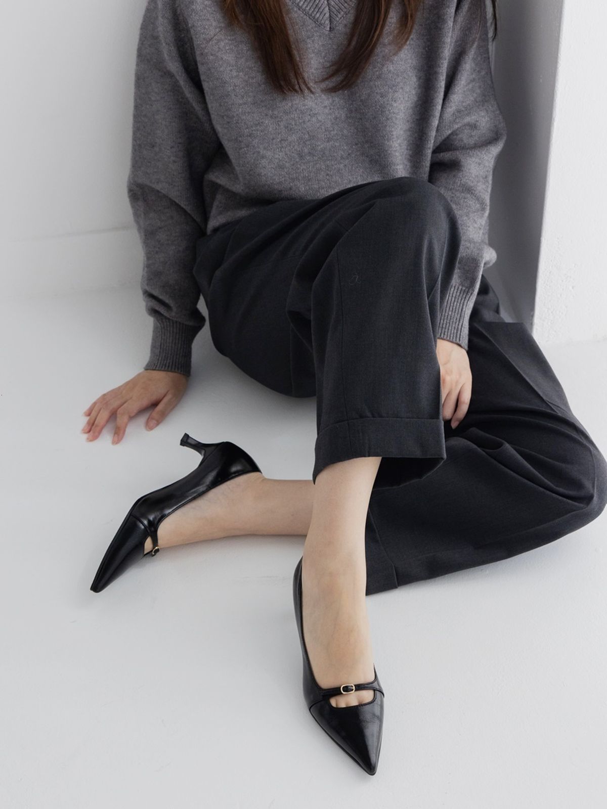 쥬다르(JEU DART) jane gold pumps black