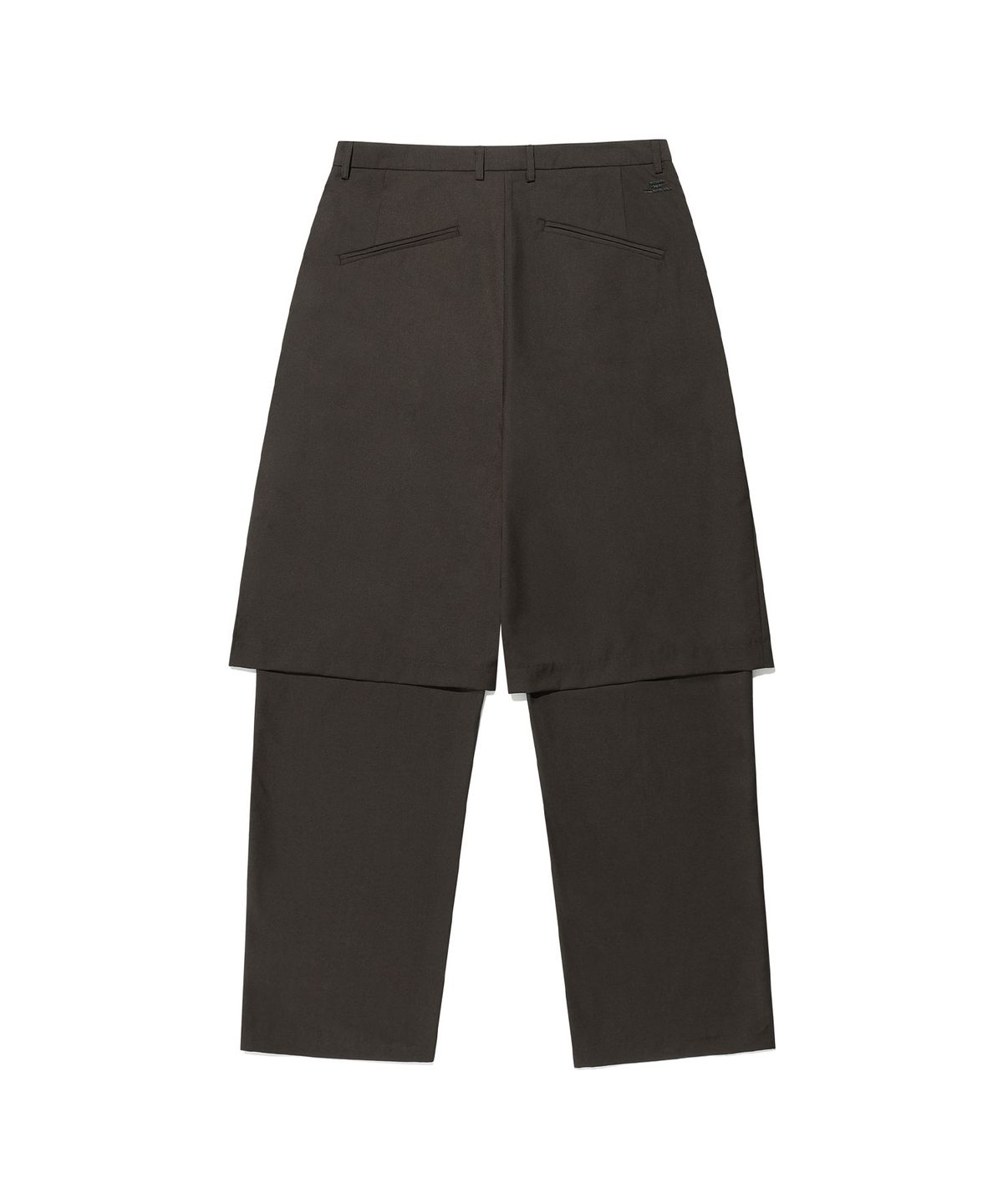 나이스고스트클럽(NICEGHOSTCLUB) FFATS PLEATS LAYERED PANTS_BROWN(NG2EFUPA14A)