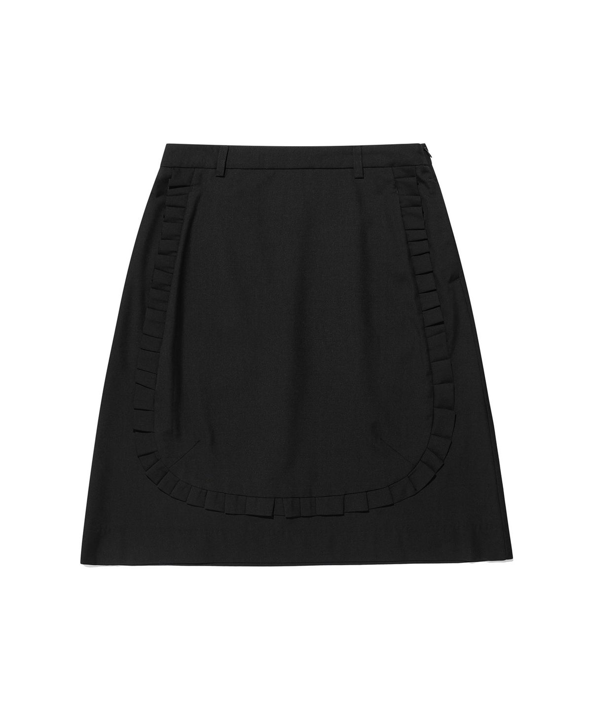 나이스고스트클럽(NICEGHOSTCLUB) FFATS FRILL LAYERED SKIRT PANTS_BLACK(NG2EFUPA15A)