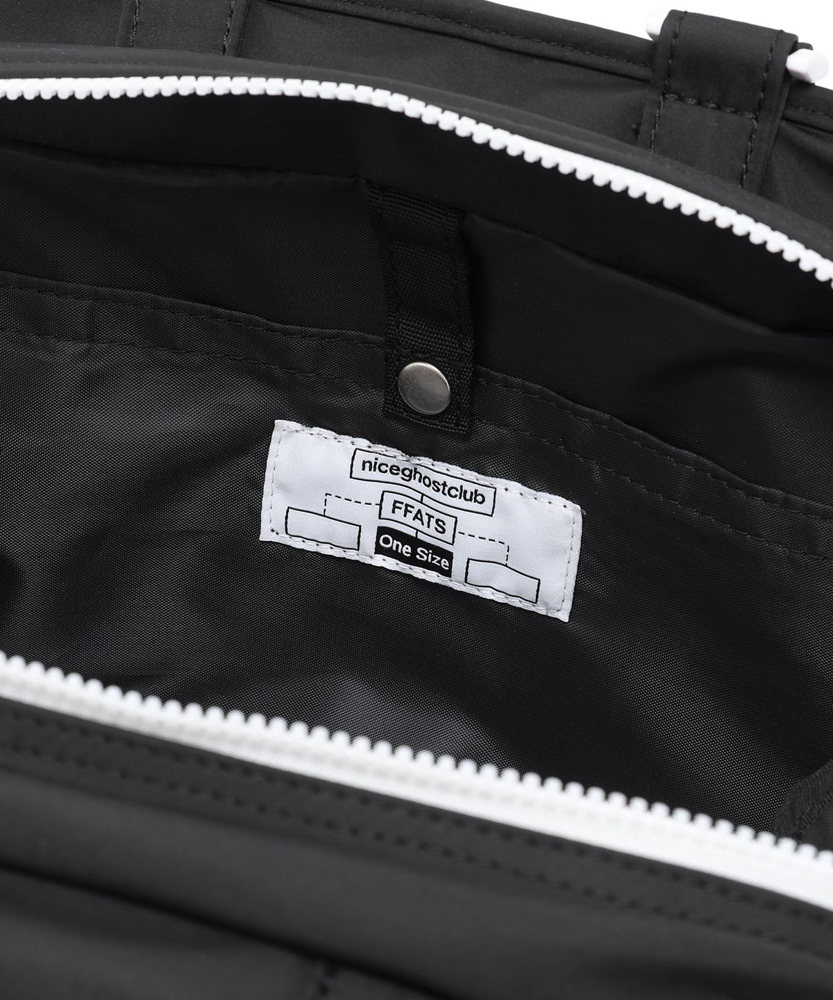 나이스고스트클럽(NICEGHOSTCLUB) FFATS MINI GARMENT BAG_BLACK(NG2EFUAB45A)