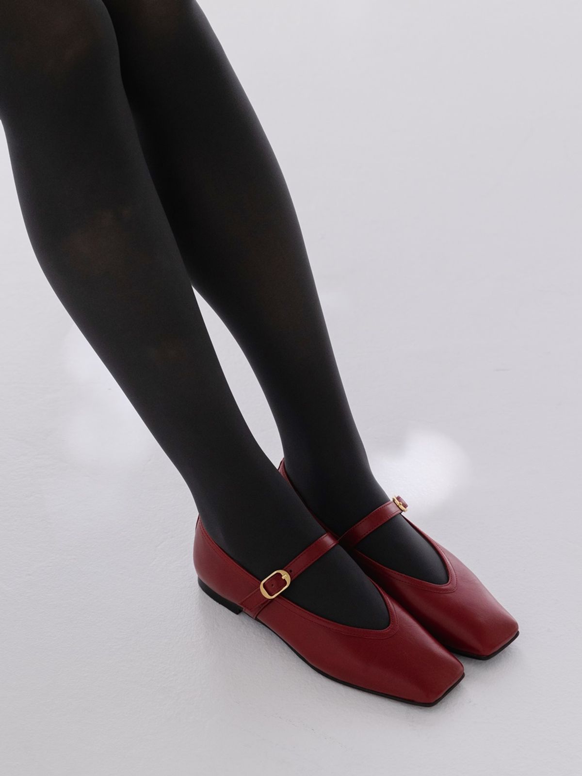 쥬다르(JEU DART) bruni maryjane flat  red