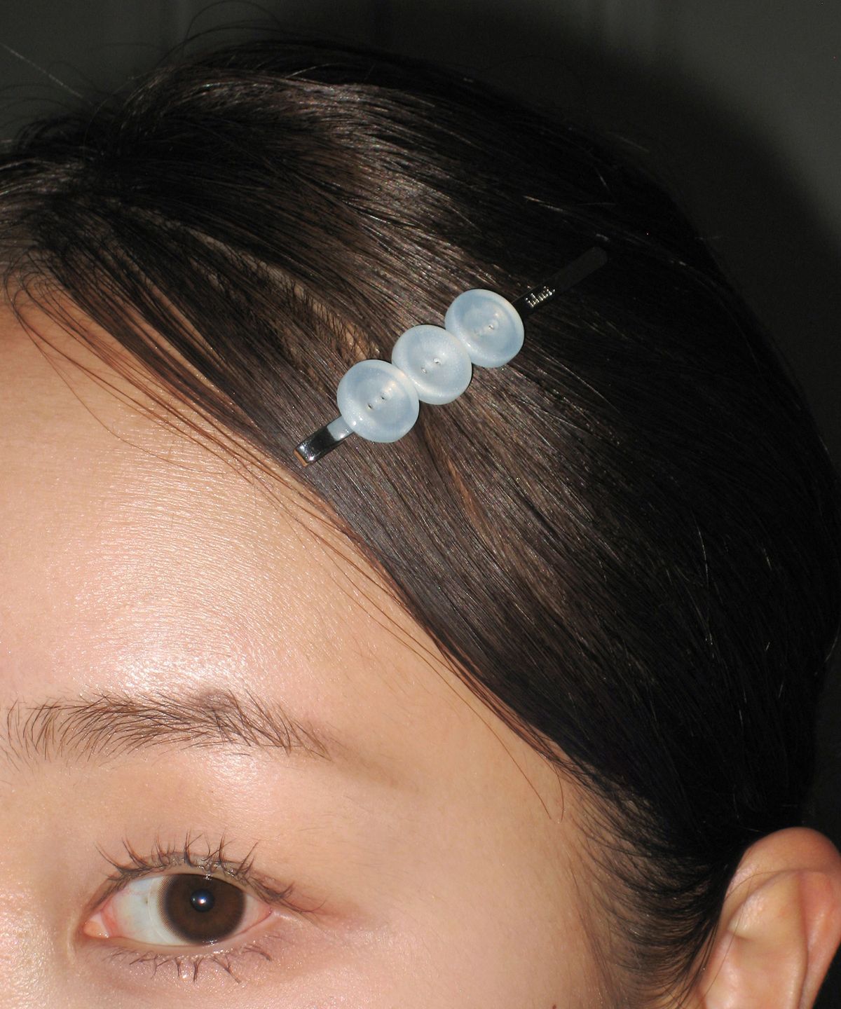 잇더즌매터(IT DOESN'T MATTER) [2 pack] Button bobby pin (Blue)