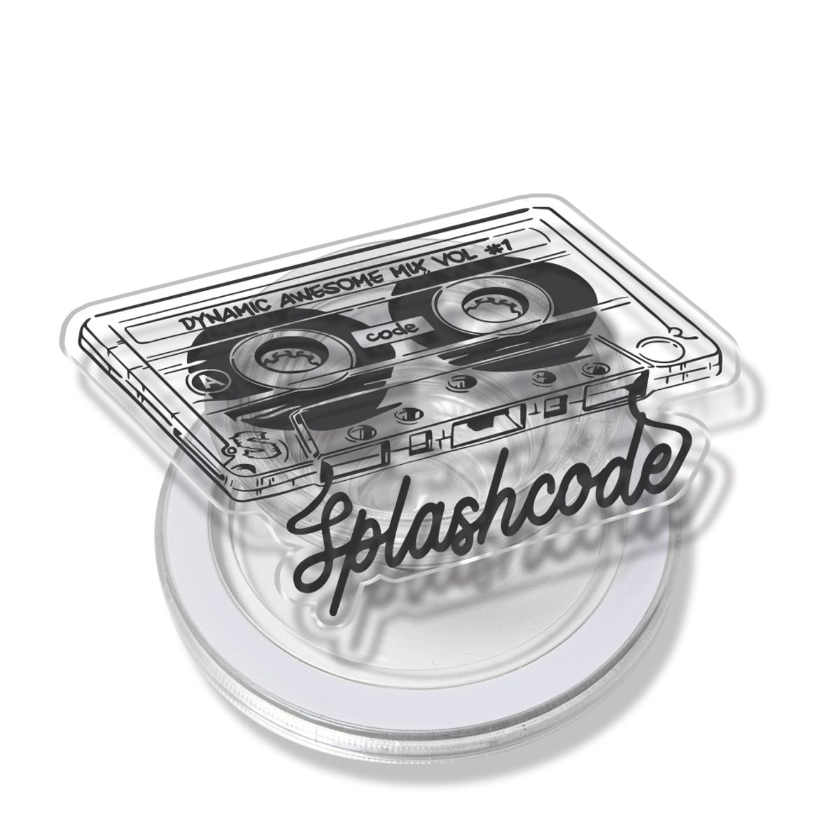 스플래시코드(SPLASHCODE) 맥세이프 클리어톡 - 믹스테잎(Mixtape)