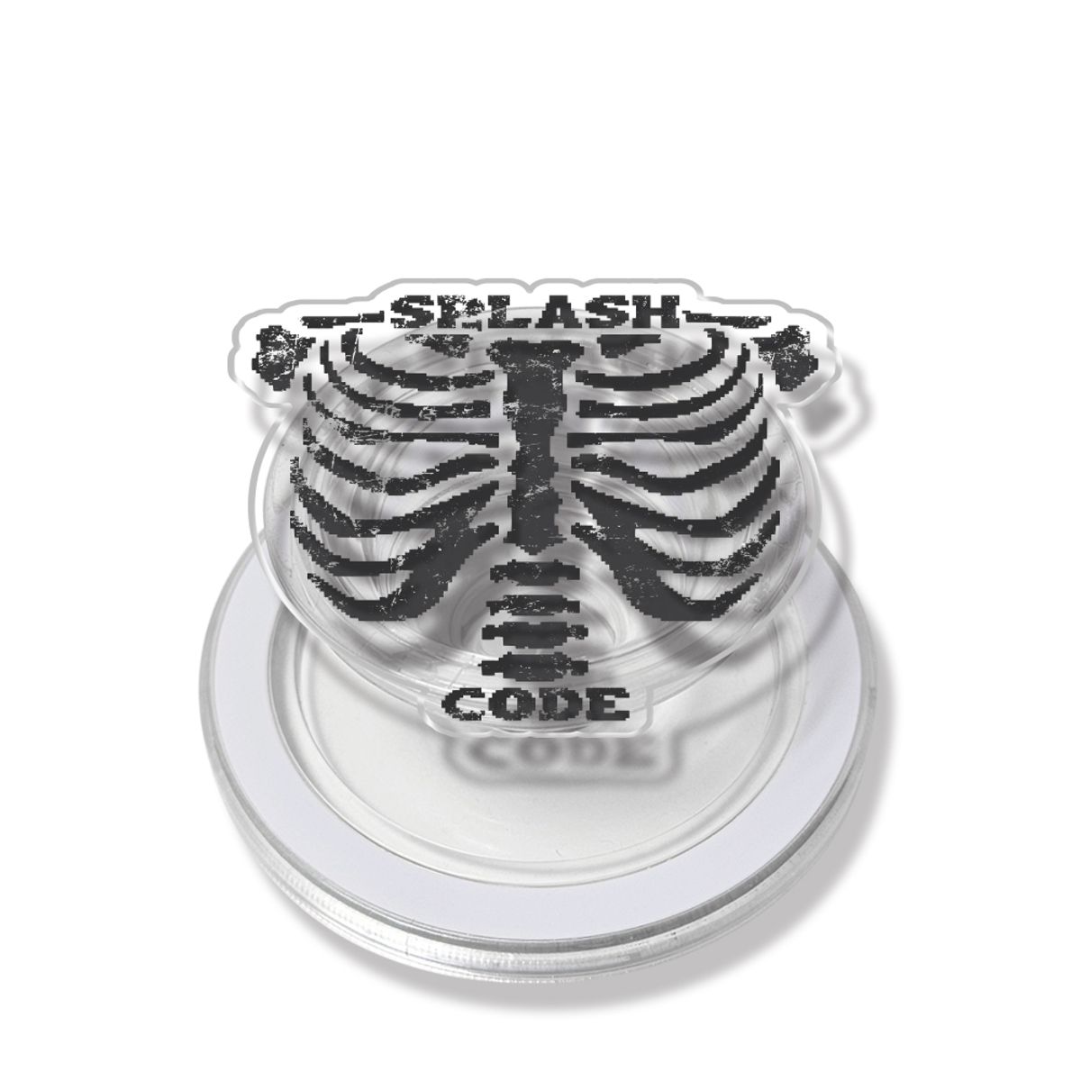 스플래시코드(SPLASHCODE) 맥세이프 클리어톡 - 스켈레톤(Skeleton)