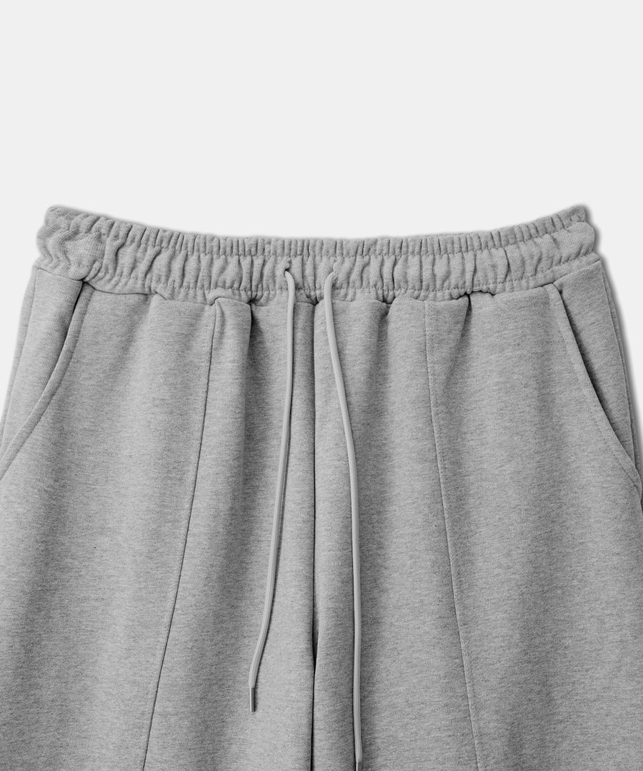 MUSINSA | ASP Heavy Wide Sweatpants 8% Melange Grey