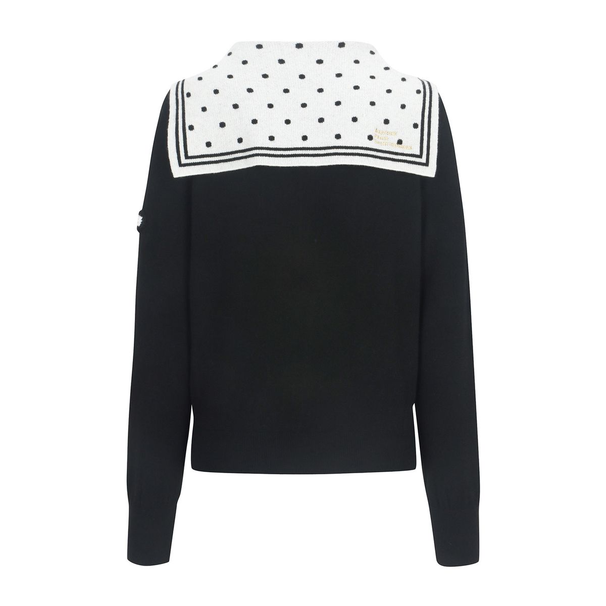 마틴골프(MARTINE GOLF) Dot Sailor Cardigan_BLACK