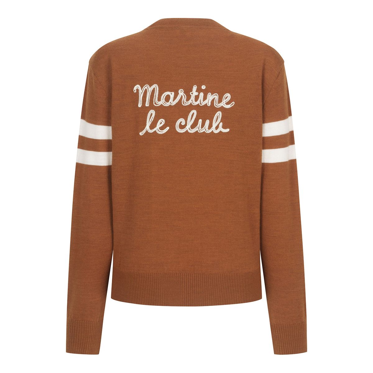 마틴골프(MARTINE GOLF) Double Stripe Cardigan_CAMEL