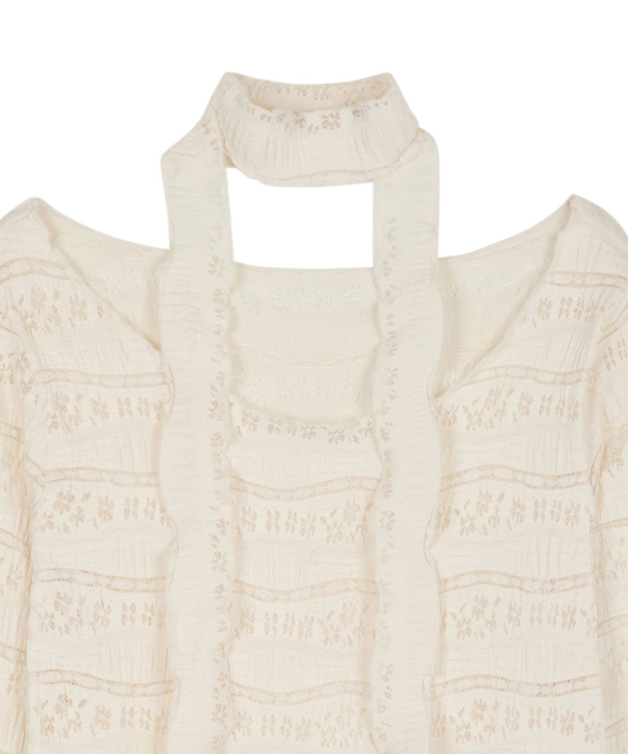 Tシャツ・カットソー ROCKCAKE Pattern Punching Long sleeve Ivory MUSINSA | ROCKCAKE Pattern Punching Long sleeve - Ivory