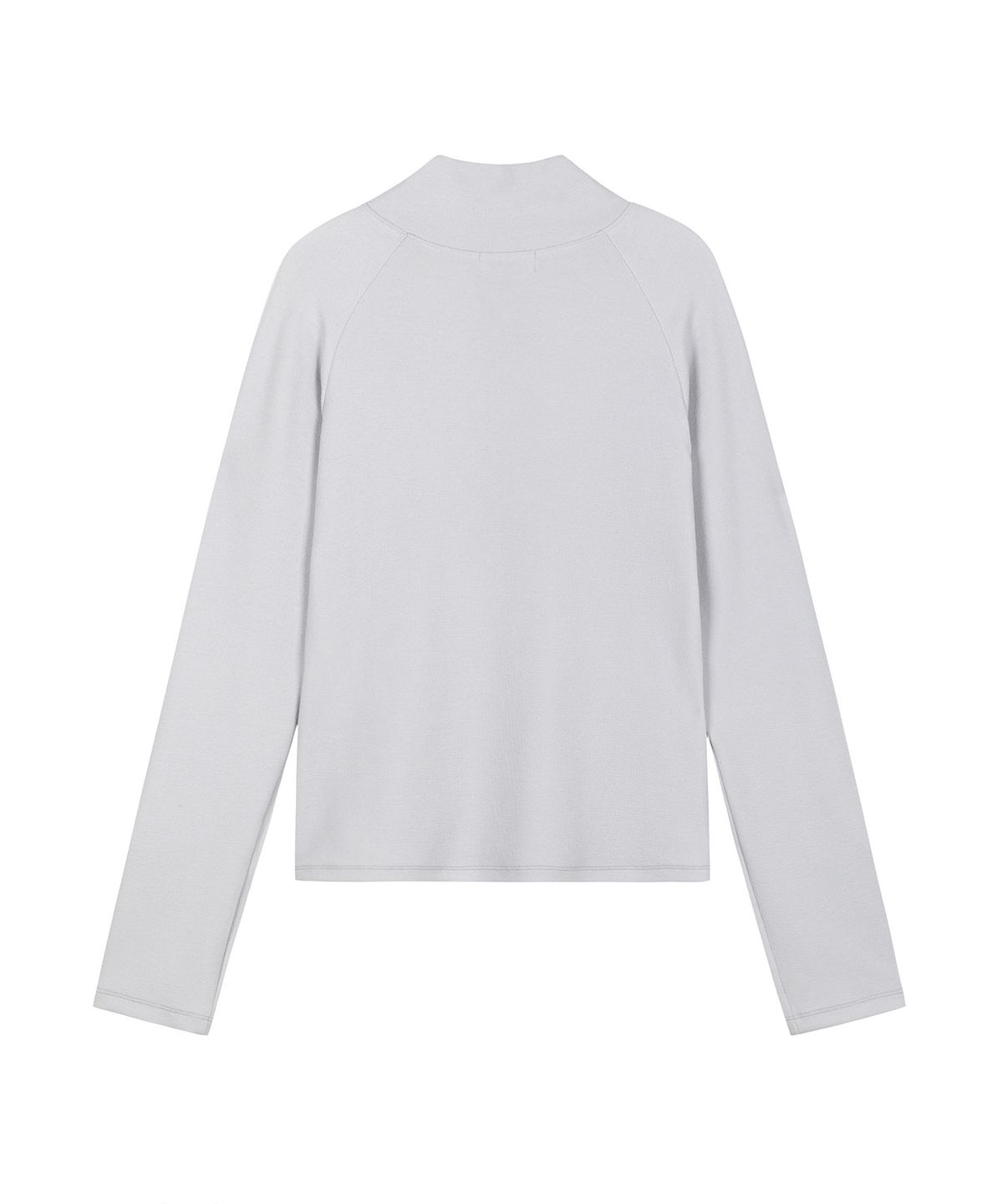 락케이크(ROCKCAKE) Button Turtleneck Long Sleeve - Gray