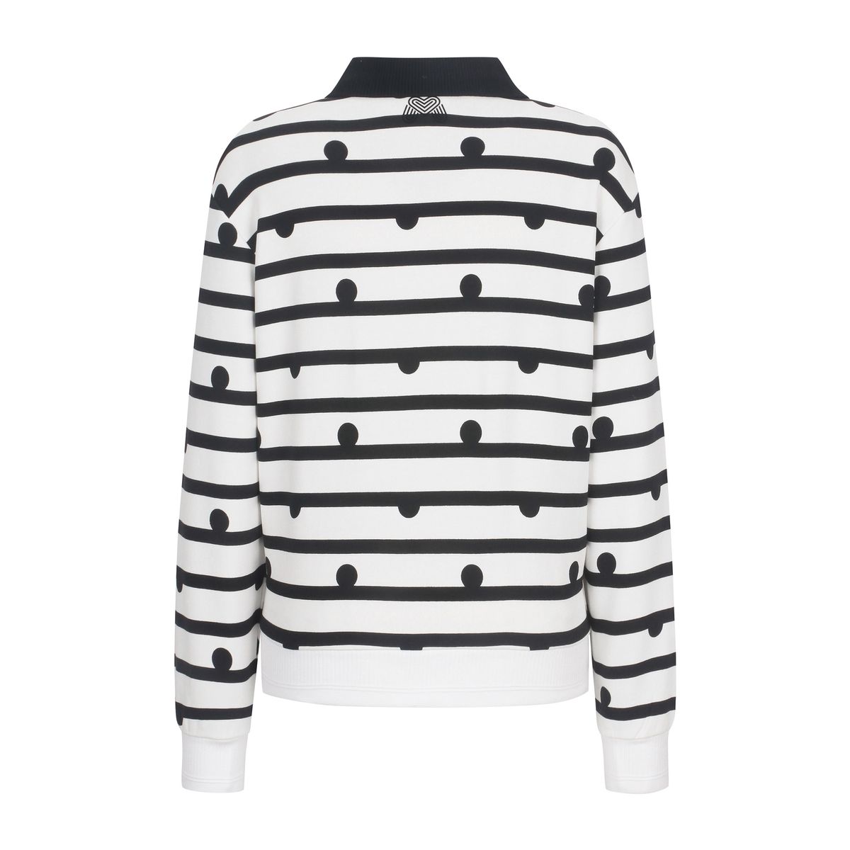 마틴골프(MARTINE GOLF) Dot Stripe Blouson T shirts_OFF-WHITE