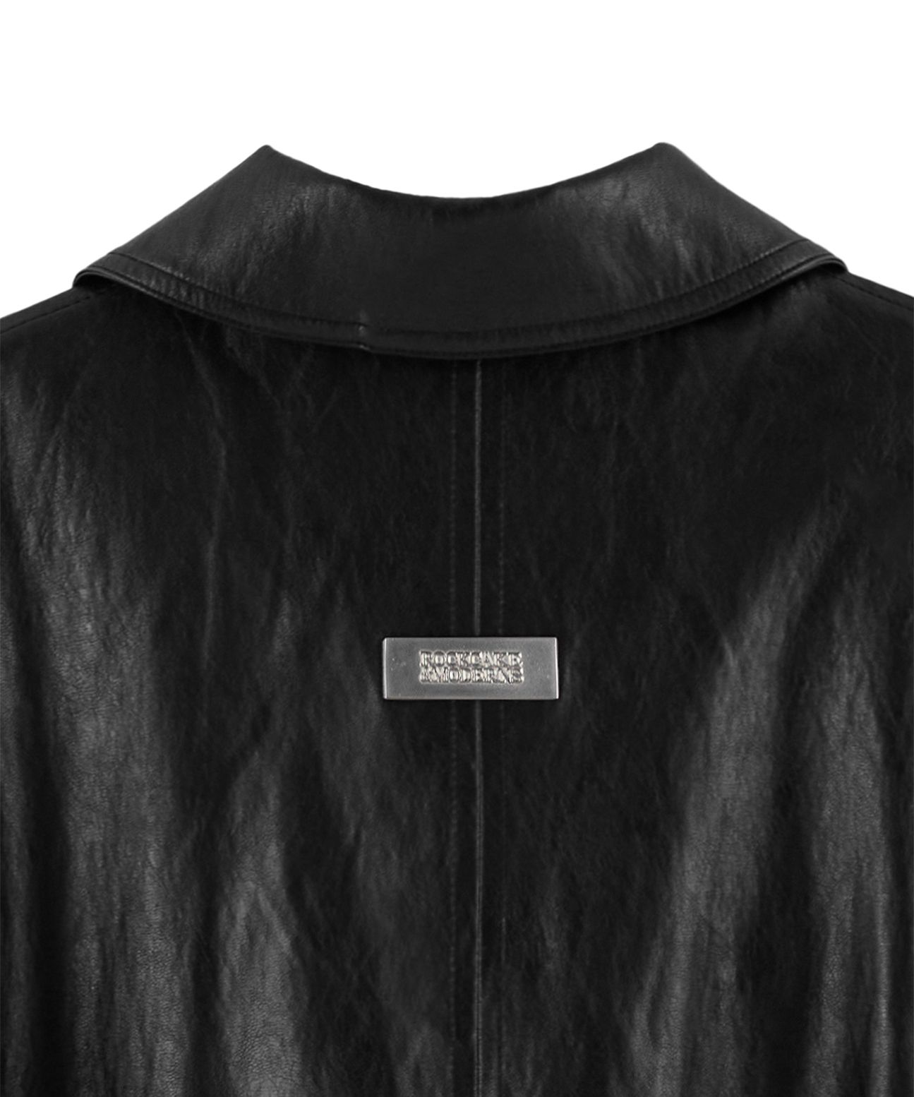 ROCKCAKE ■ Overfit Leather Blouson Jacket MUSINSA | ROCKCAKE Overfit Leather Blouson Jacket - Black