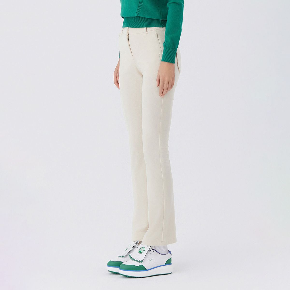 마틴골프(MARTINE GOLF) Logo Back Point Pants_L/BEIGE