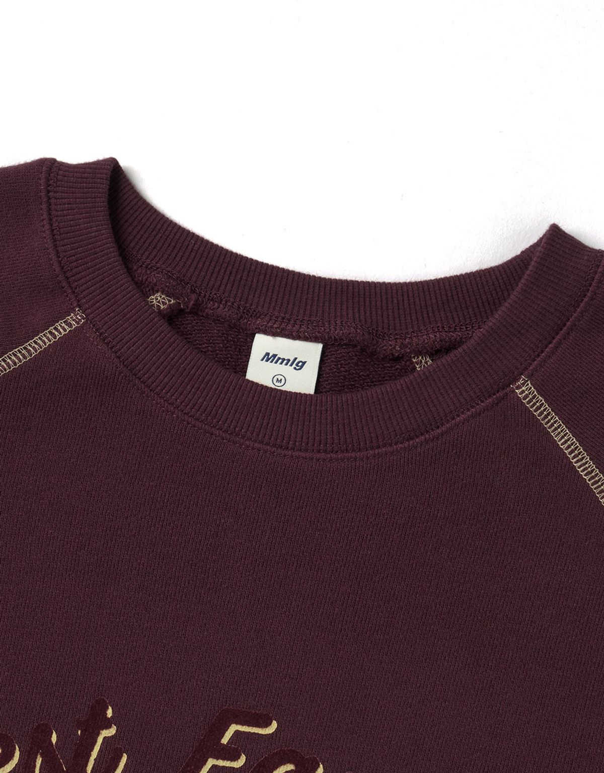 엠엠엘지(MMLG) [Mmlg] BEST STITCH SWEAT (PLUM)