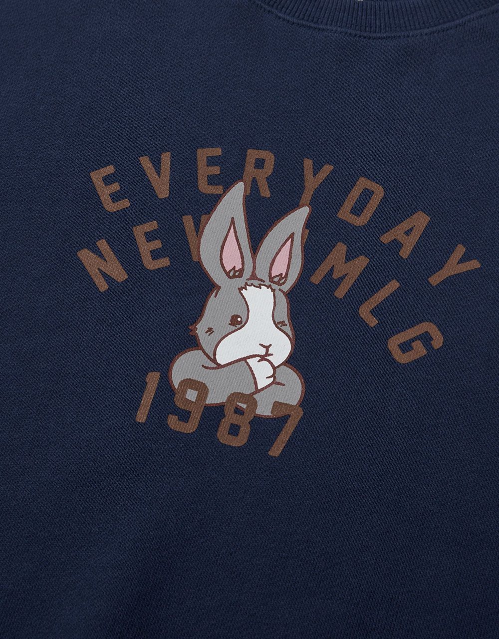 さらに100円引き◆MMLG◆THINKING MELGE SWEAT MUSINSA | MMLG [Mmlg] THINKING MELGE SWEAT (BLUE NAVY)