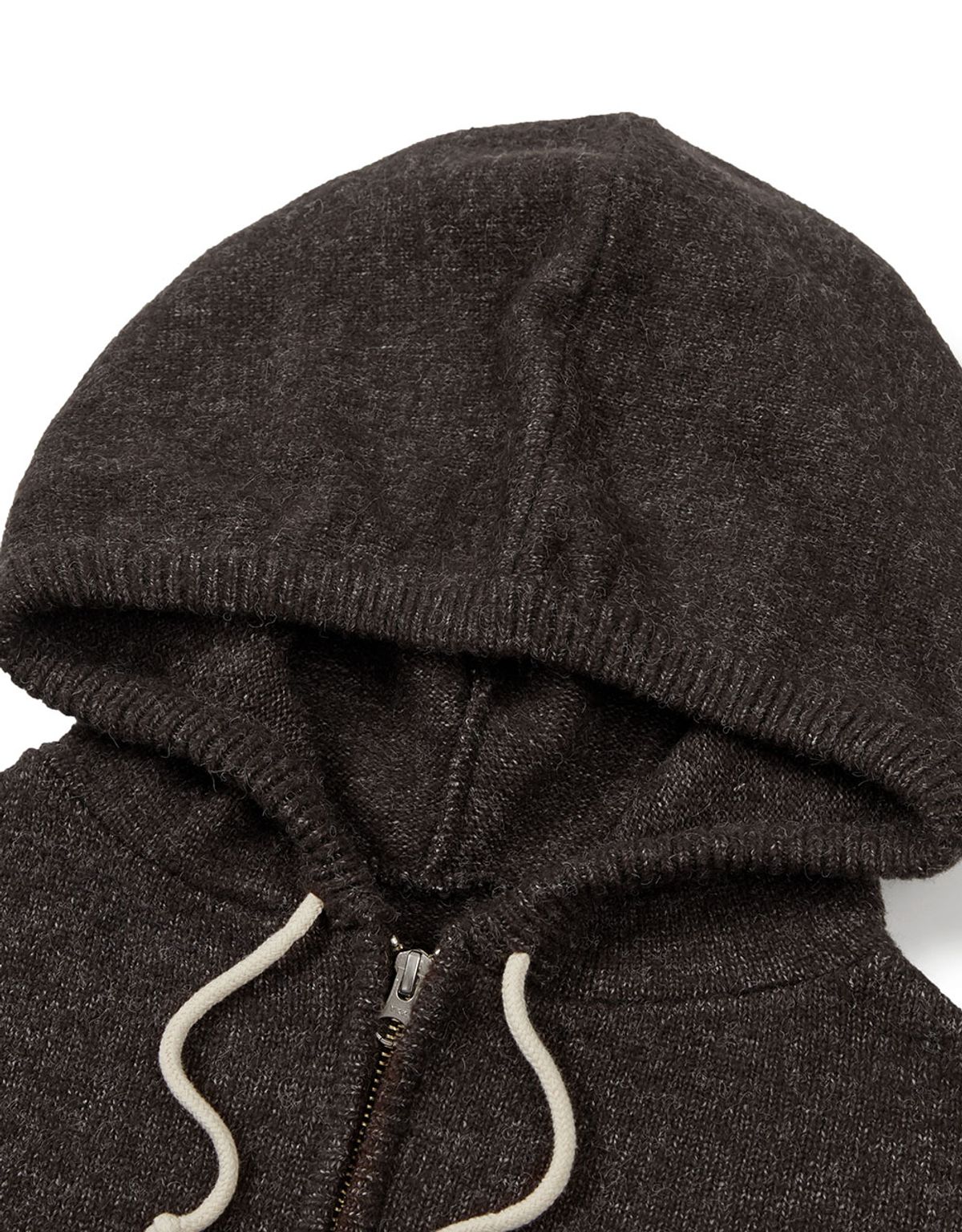 엠엠엘지(MMLG) [Mmlg] MM KNIT HOOD ZIPUP (BROWN)
