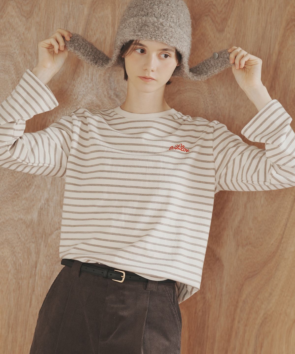 로브로브(LOVLOV) COOL STRIPE T-SHIRT
