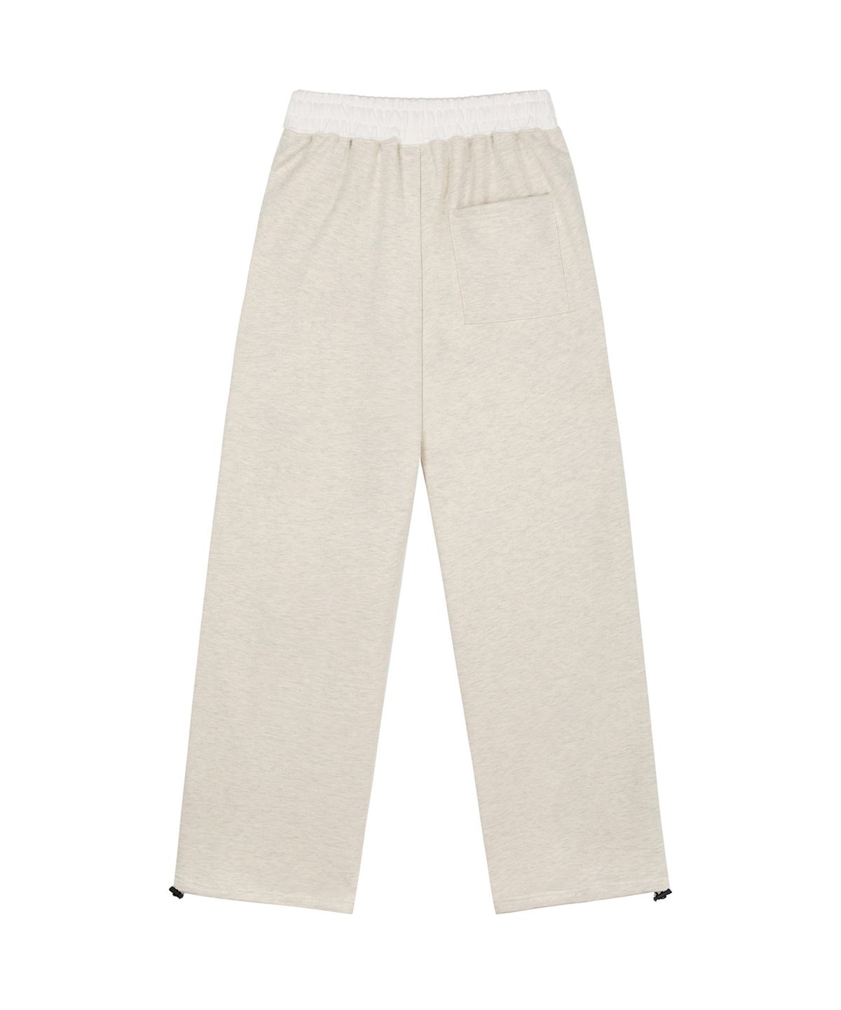 락케이크(ROCKCAKE) Waist Layerd 2way Jogger - Oatmeal