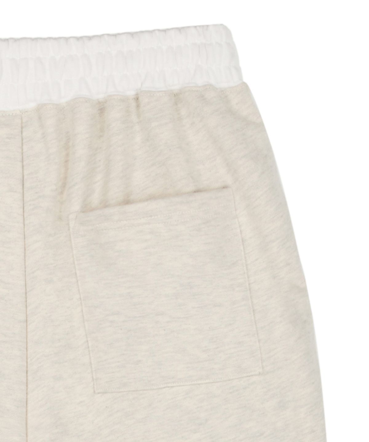 락케이크(ROCKCAKE) Waist Layerd 2way Jogger - Oatmeal