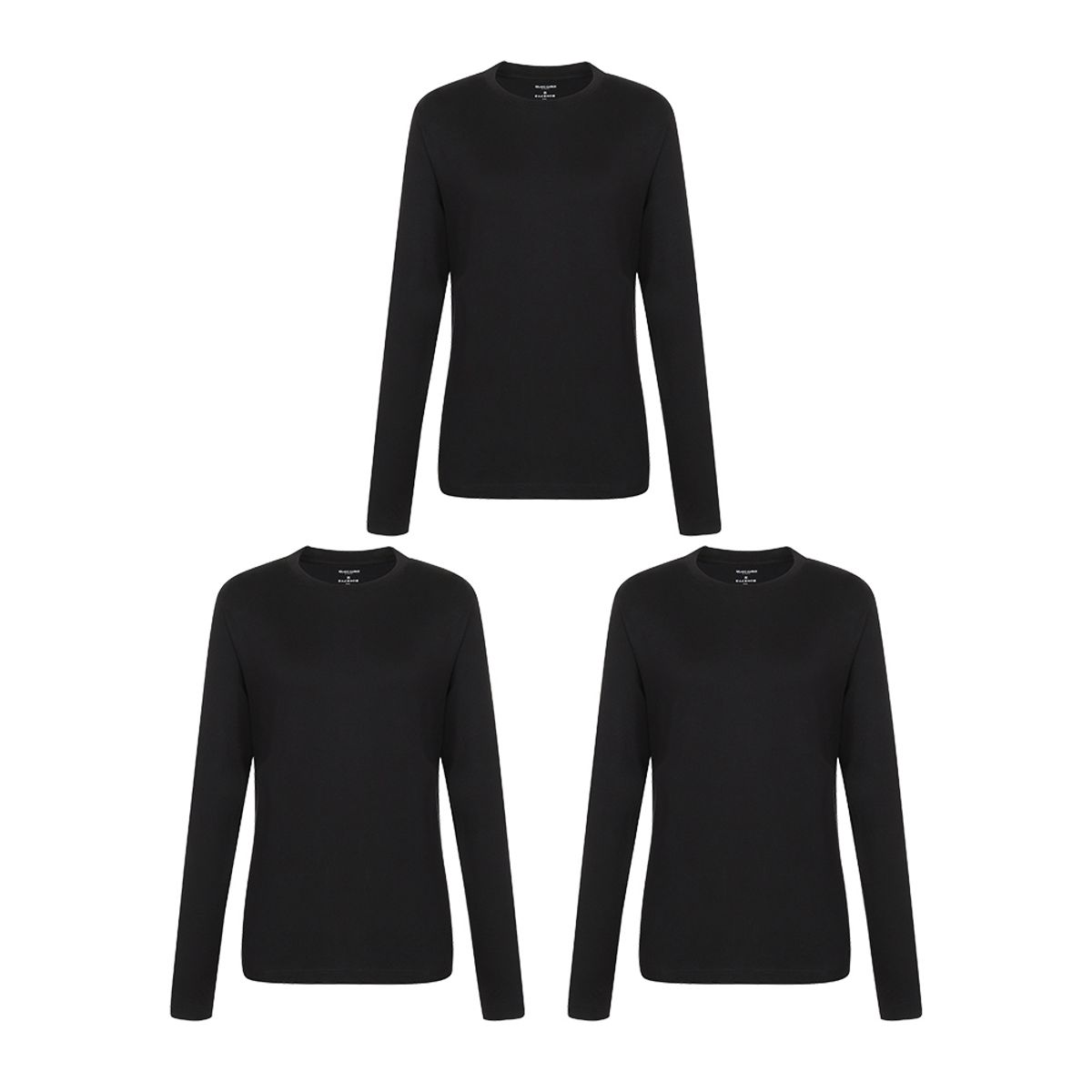 롤랑가로스(ROLANDGARROS) 에센셜 긴팔티셔츠 3PACK