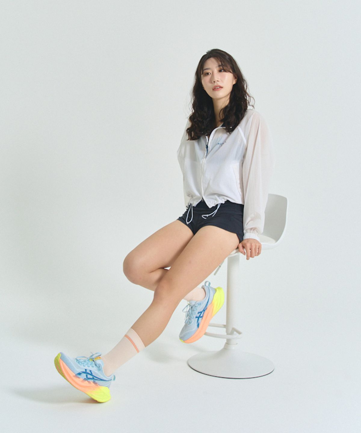 삭스업(SOCKSUP) 컴프레션 러닝 크루삭스 코랄