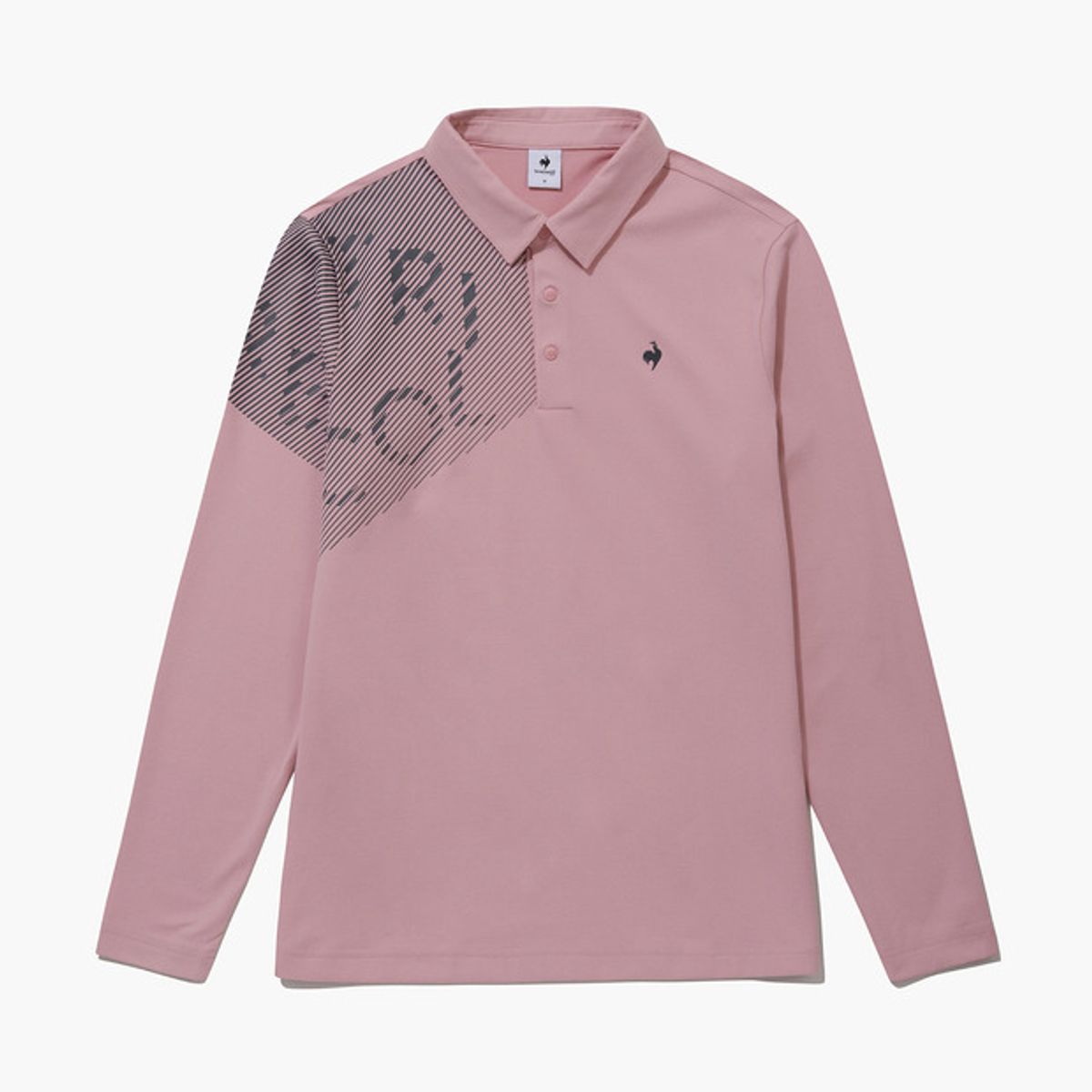 르꼬끄 골프(LECOQ GOLF) 남성 기모 빅프린트 티셔츠 (GP421MTLO1)