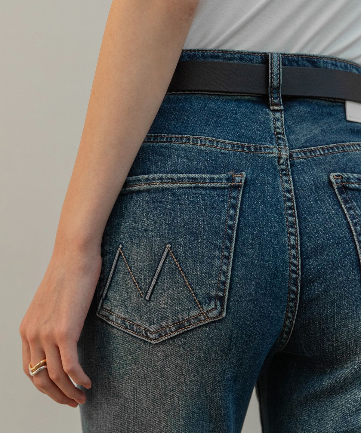 논앤논(NON AND NON) VINTAGE WASHED BOOTS CUT DENIM PANTS_NFDP4121 (VINTAGE WASHING)