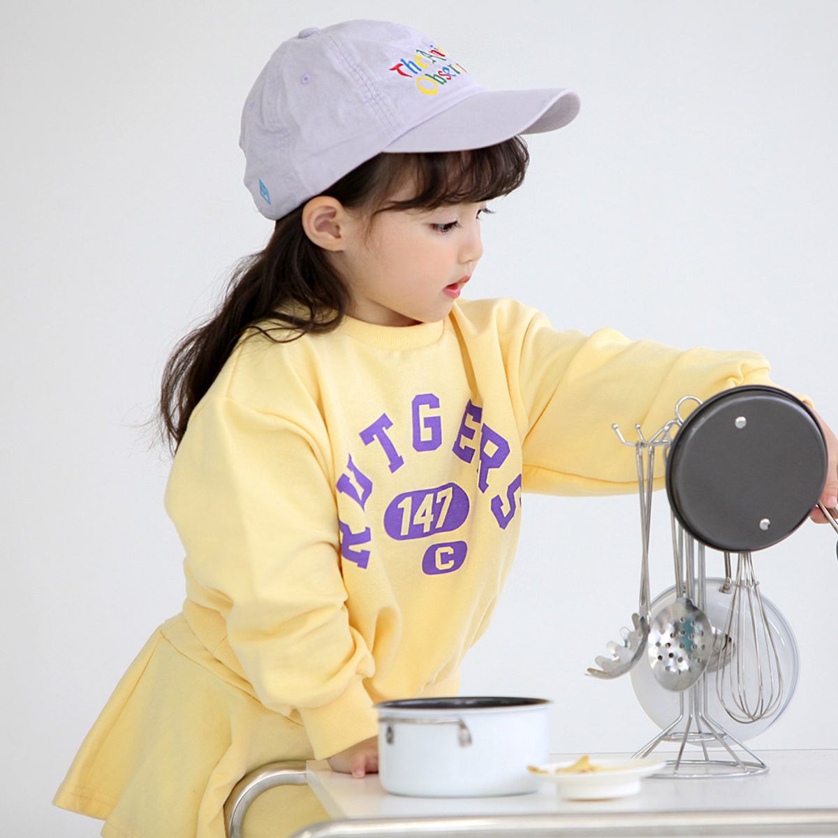 붐붐키즈(BOOMBOOMKIDS) SS22F14 컬리지치렝스셋