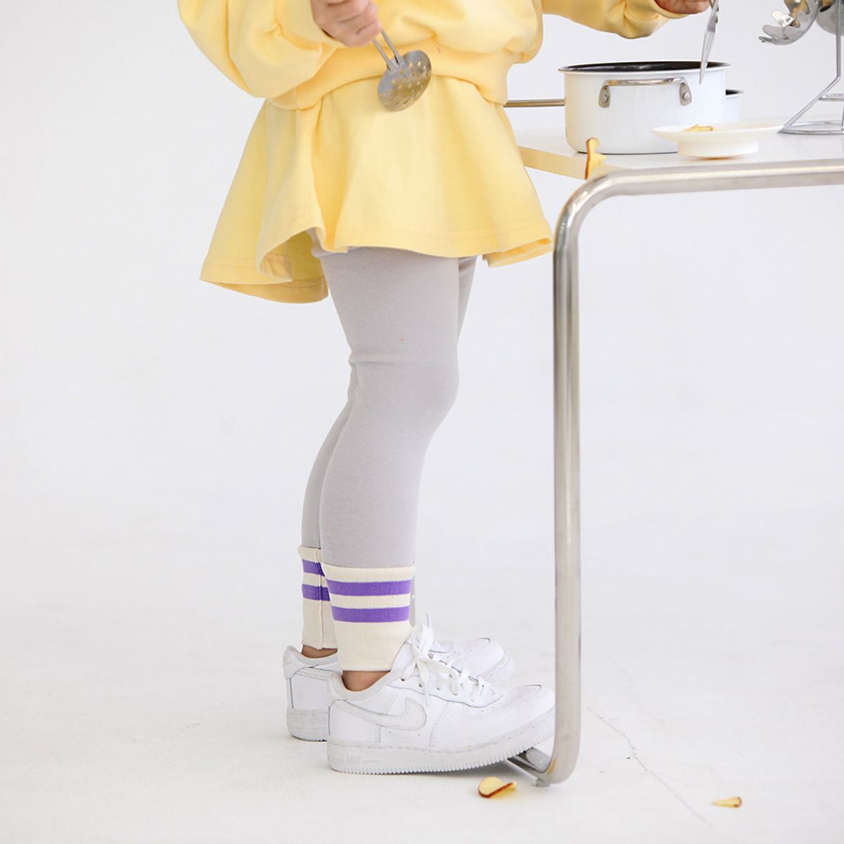 붐붐키즈(BOOMBOOMKIDS) SS22F14 컬리지치렝스셋