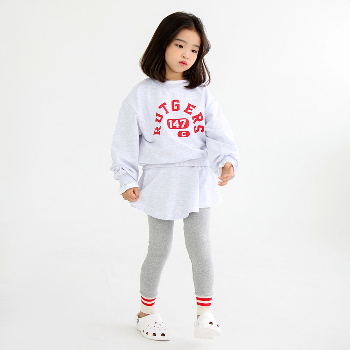 붐붐키즈(BOOMBOOMKIDS) SS22F14 컬리지치렝스셋