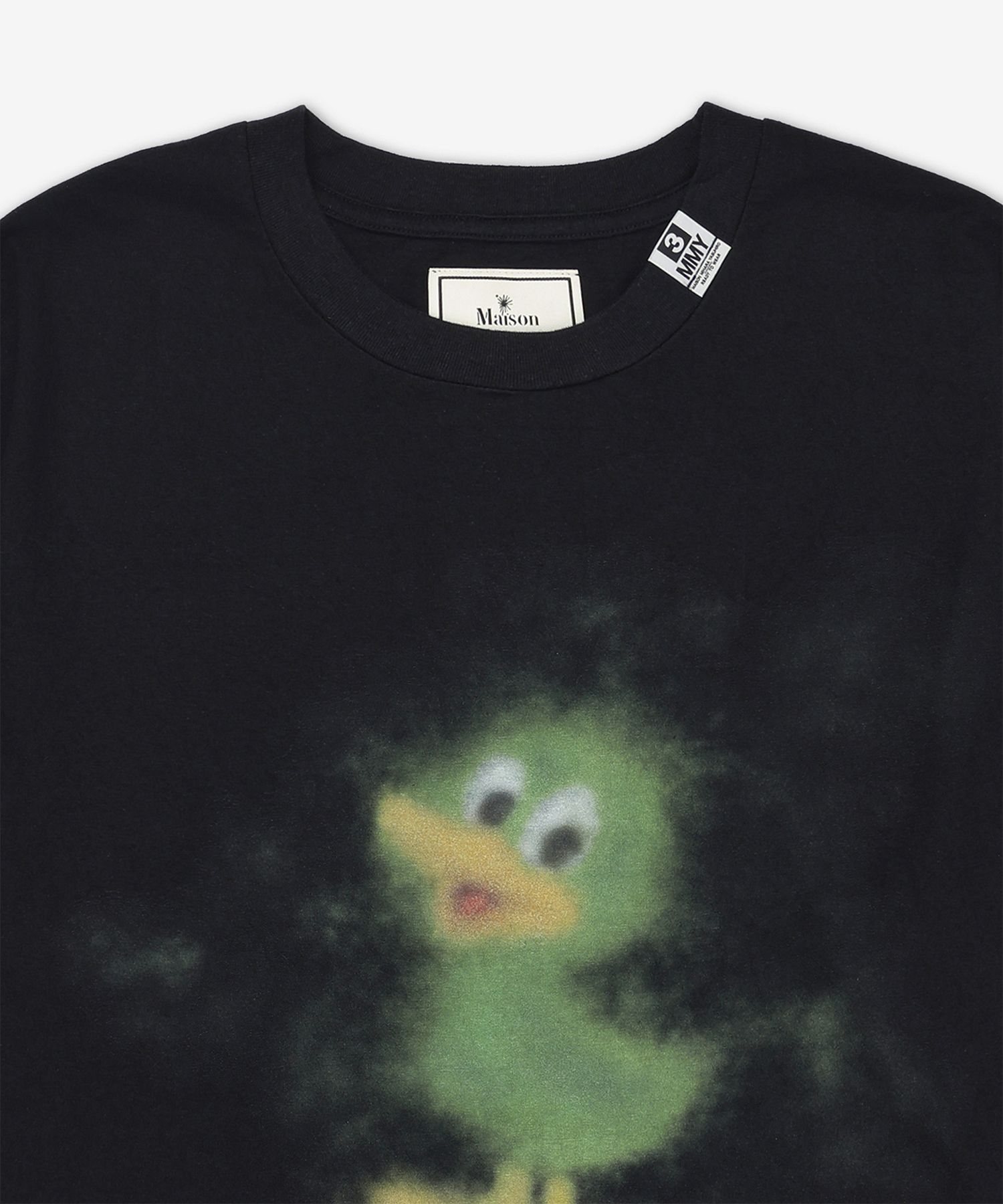 MIHARA YASUHIRO】Duck Embroidery Short Sleeve T-shirt Maison