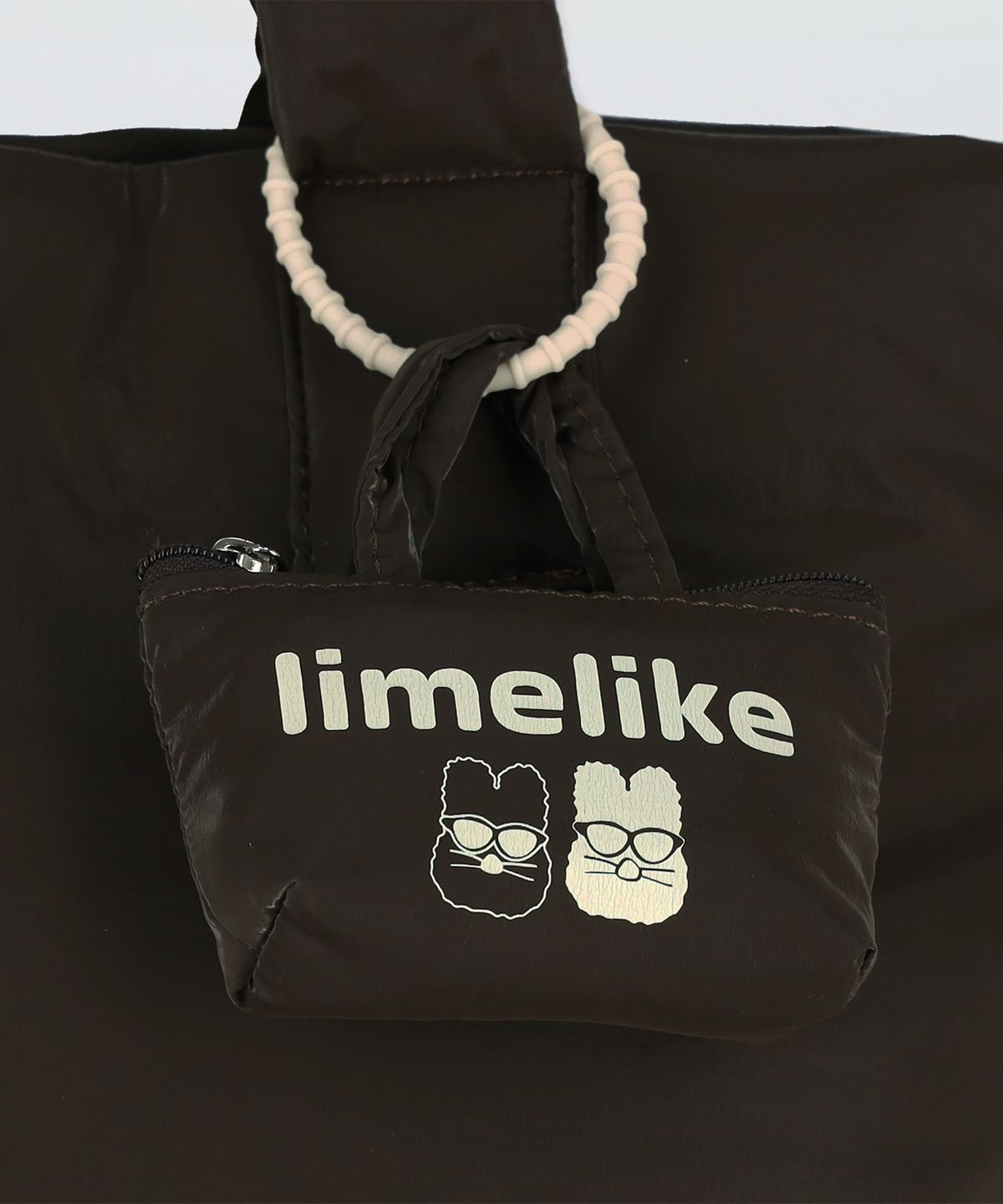 라임라이크(LIMELIKE) 베시 패딩백_Brown
