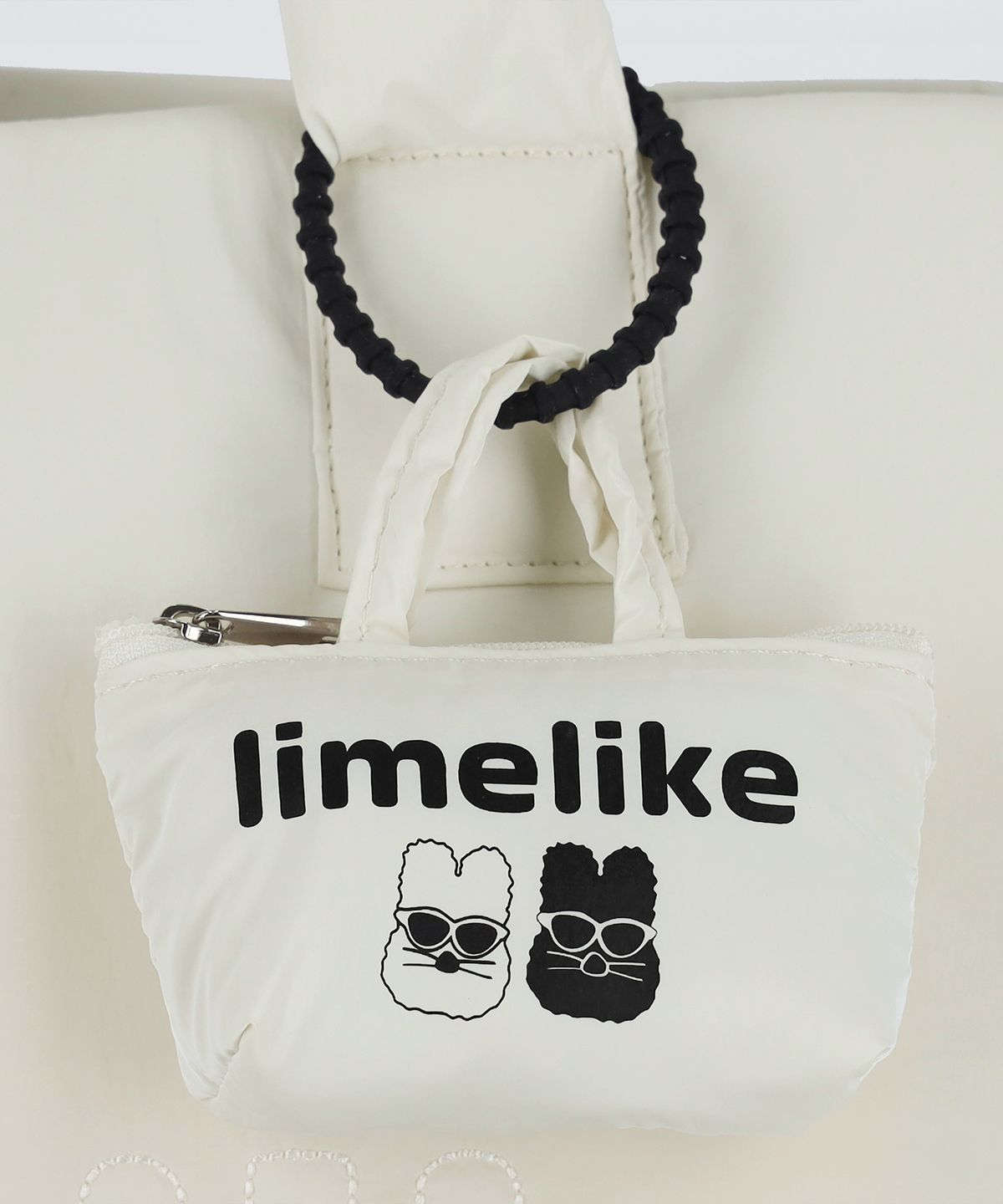 라임라이크(LIMELIKE) 로시 패딩백_Cream