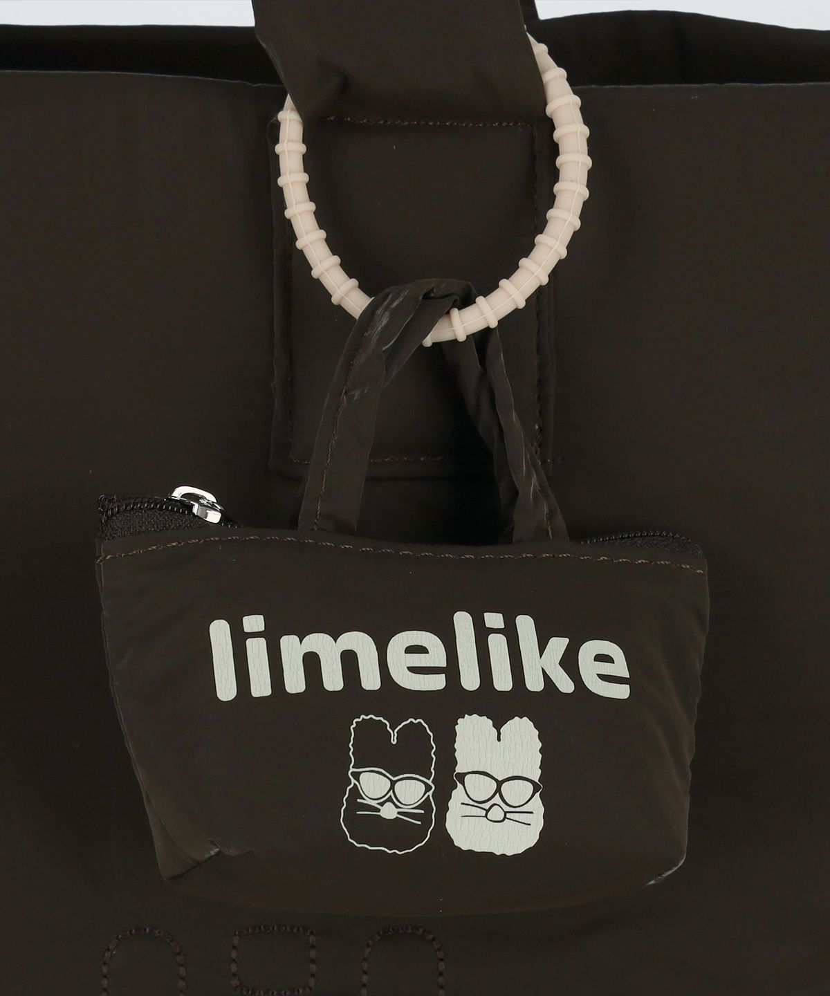 라임라이크(LIMELIKE) 로시 패딩백_Brown