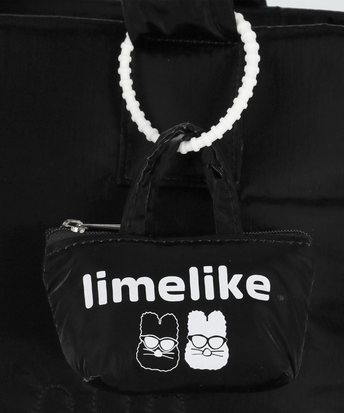 라임라이크(LIMELIKE) 로시 패딩백_Black
