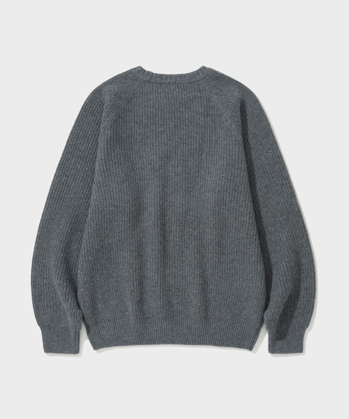 셔터(SHIRTER) WOOL CHUNKY KNIT V2 (MELANGE GREY)