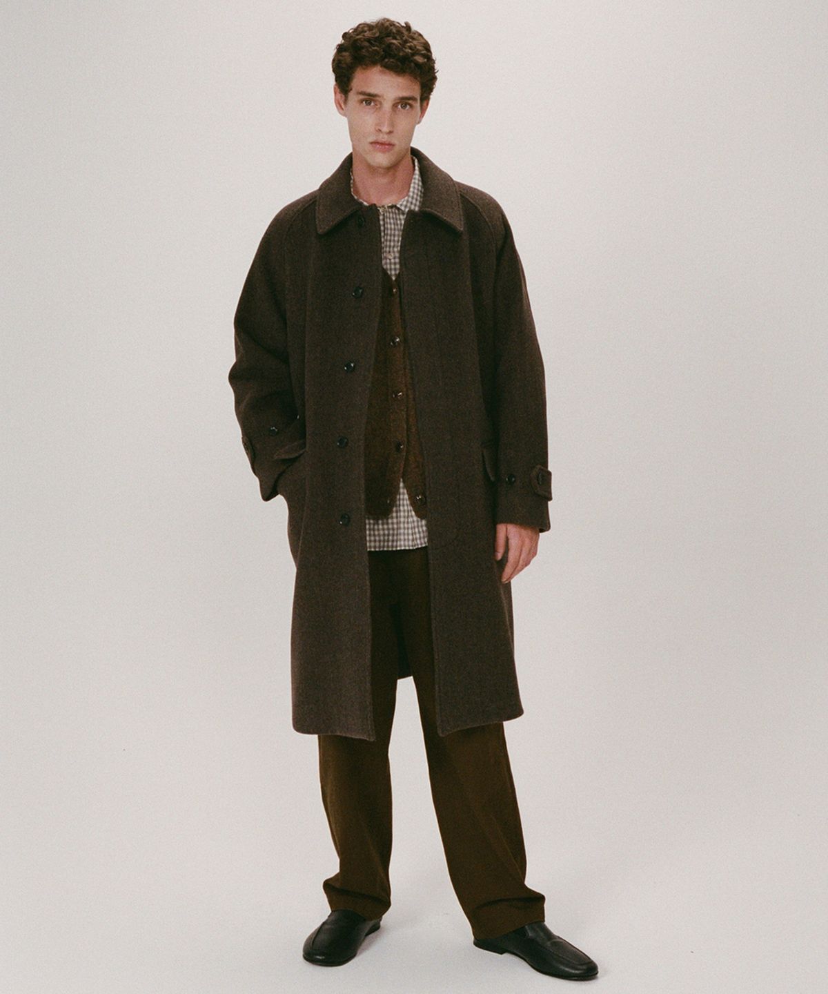 셔터(SHIRTER) FINE MASTER BALMACAAN COAT (HBT BROWN)