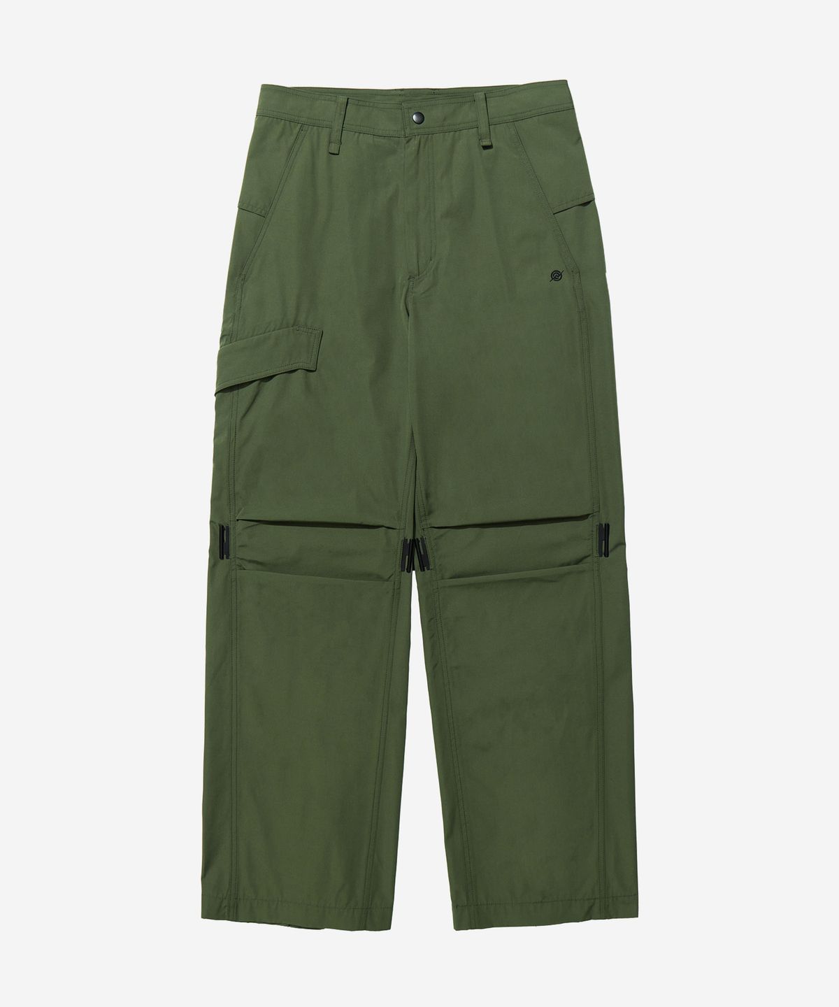 칼라파타르(KALAPATTHAR) Poly Cotton RIB Buckle Pants - KHAKI