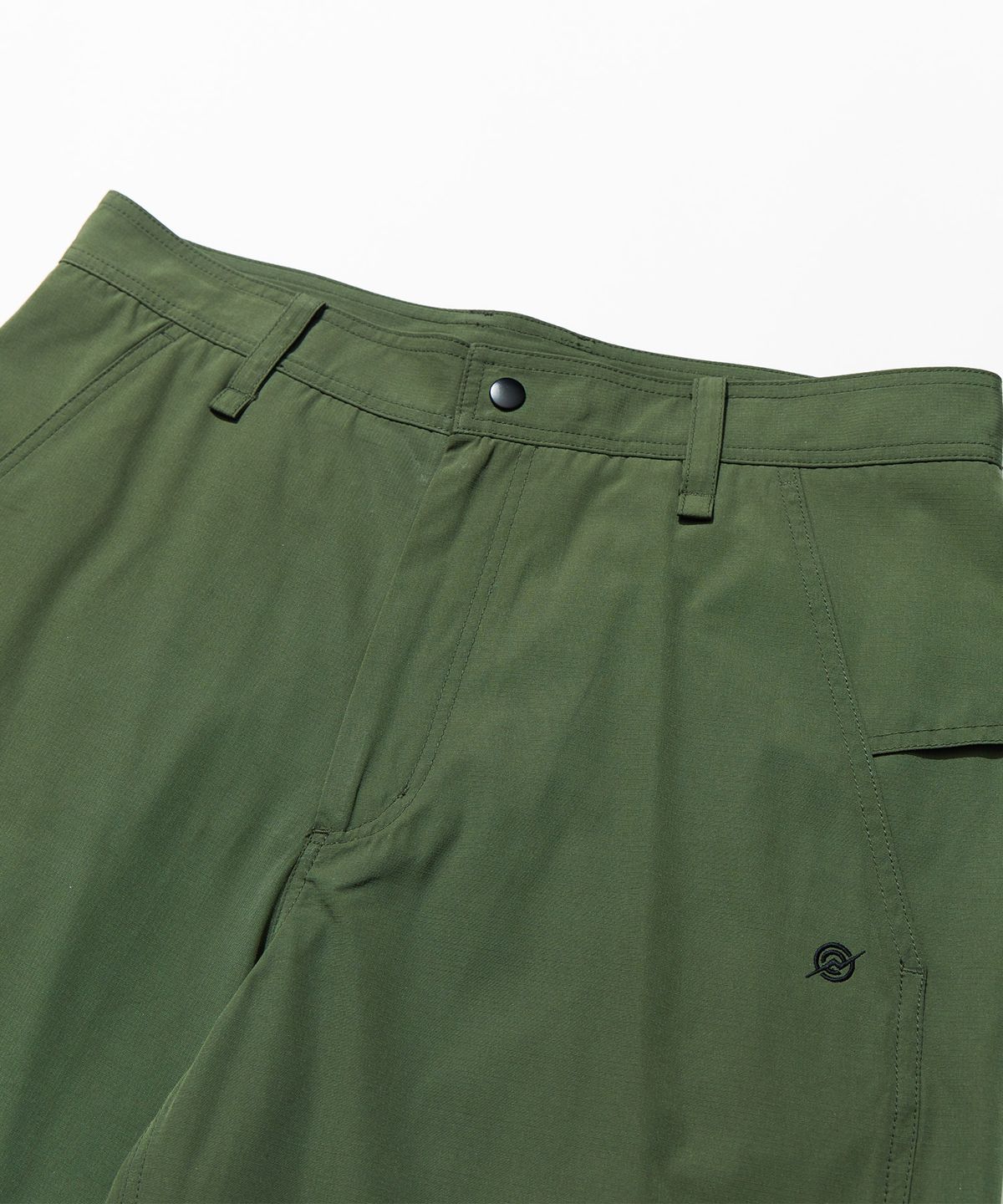 칼라파타르(KALAPATTHAR) Poly Cotton RIB Buckle Pants - KHAKI
