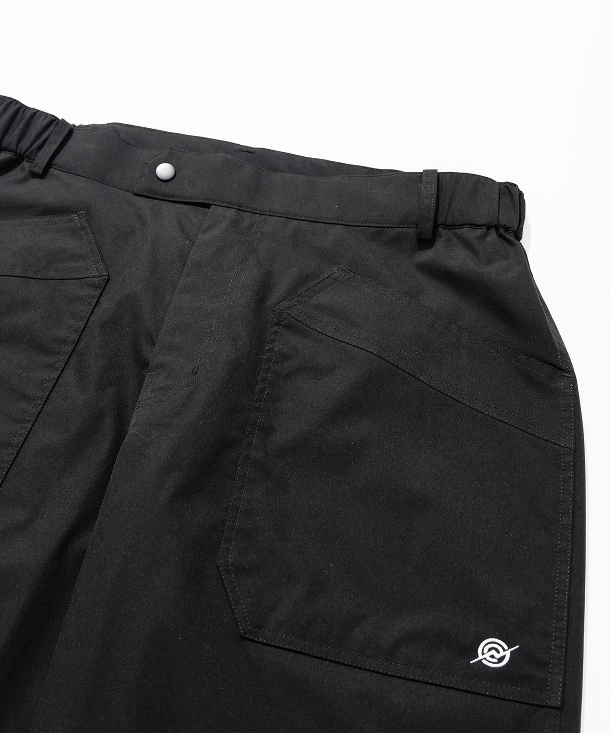 칼라파타르(KALAPATTHAR) Poly Cotton Cargo Pants - BLACK
