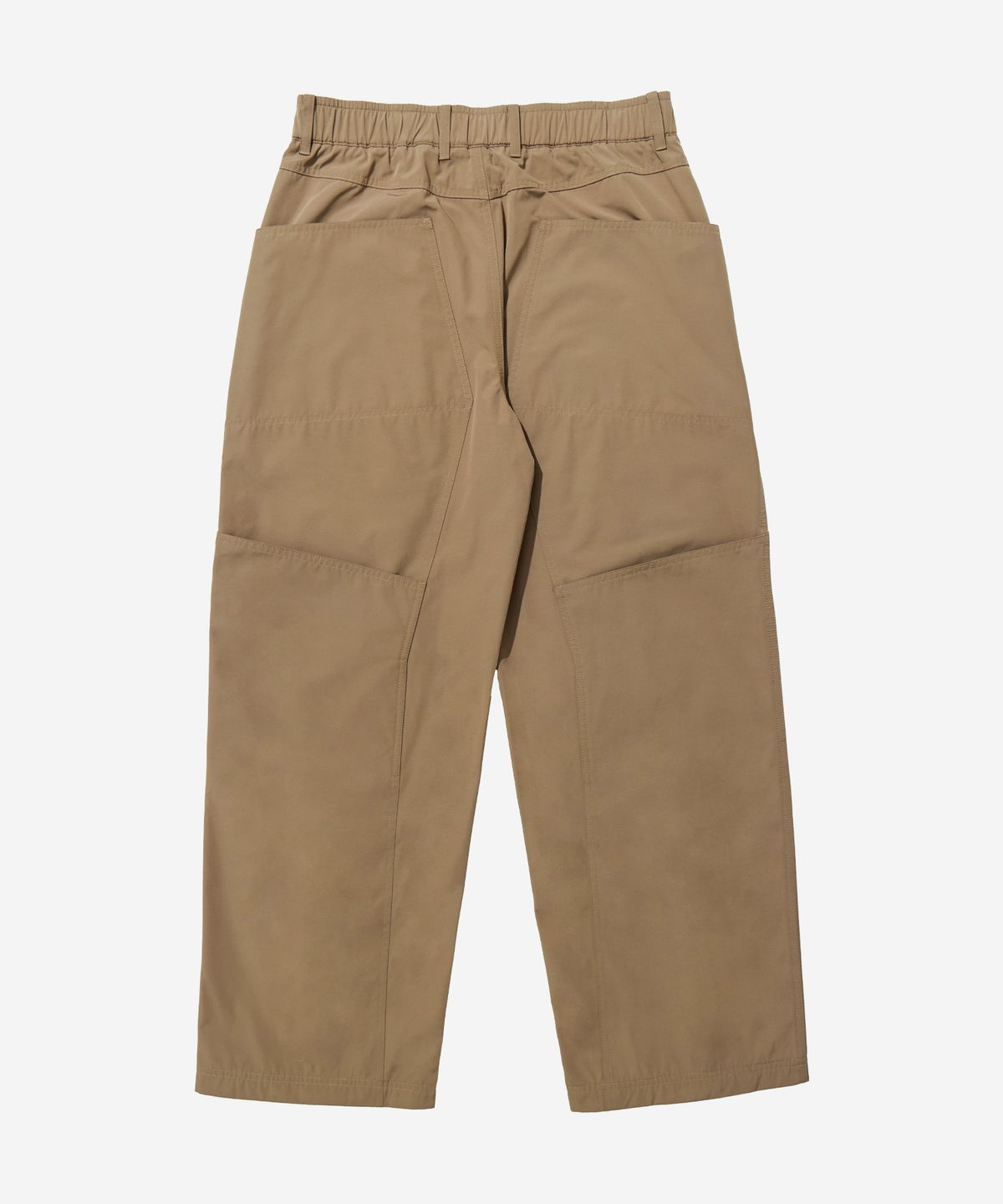 칼라파타르(KALAPATTHAR) Poly Cotton RIB Track Zip Pants - BEIGE