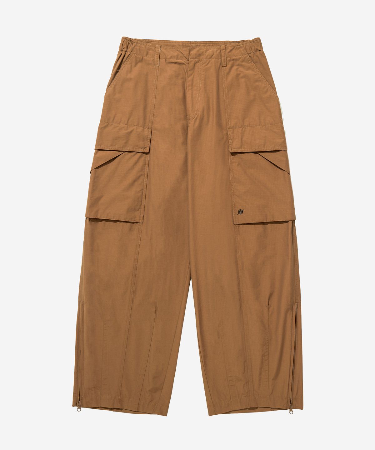 칼라파타르(KALAPATTHAR) Nylon RIB Wide Pocket Pants - CAMEL