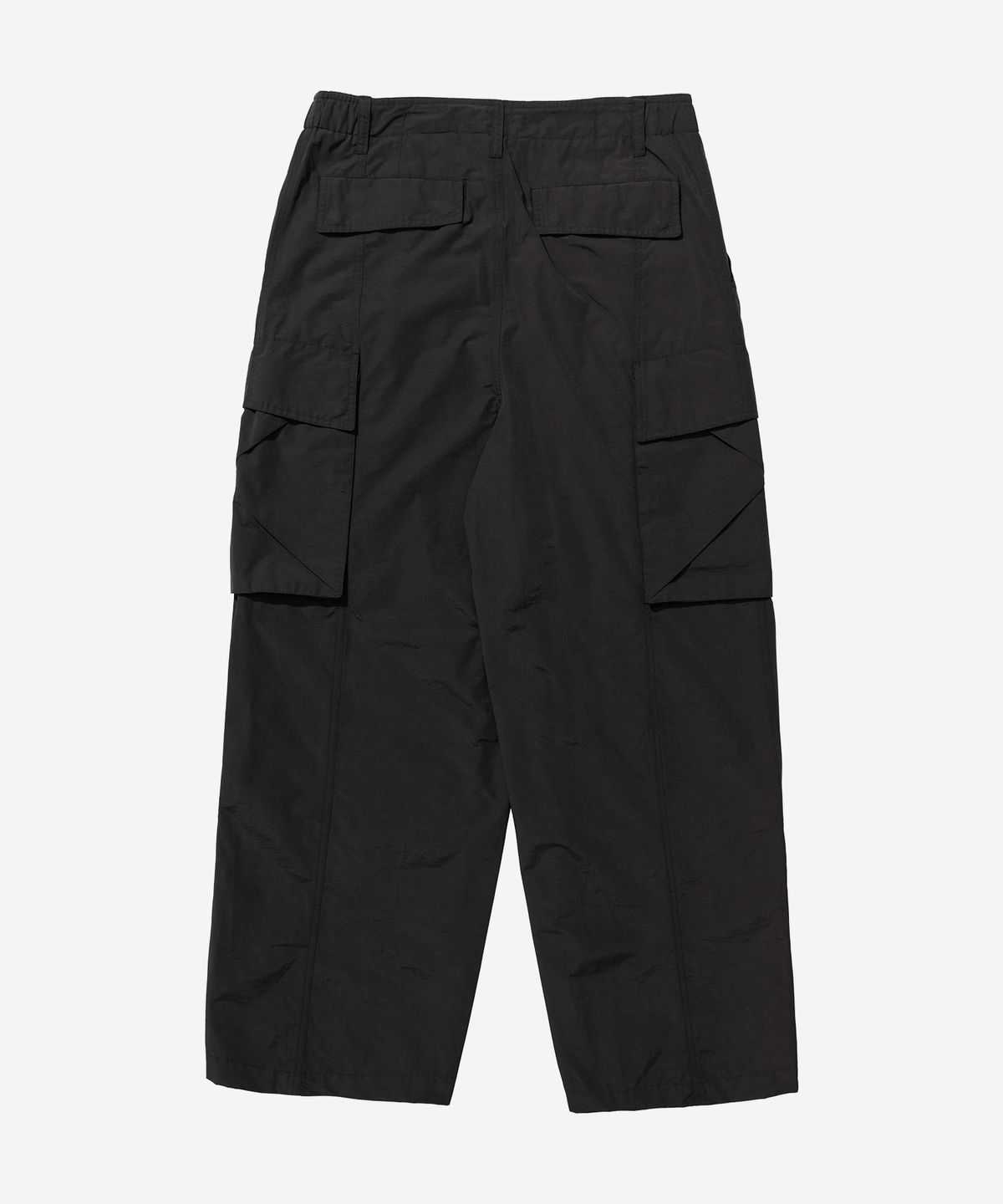 칼라파타르(KALAPATTHAR) Nylon RIB Wide Pocket Pants - BLACK
