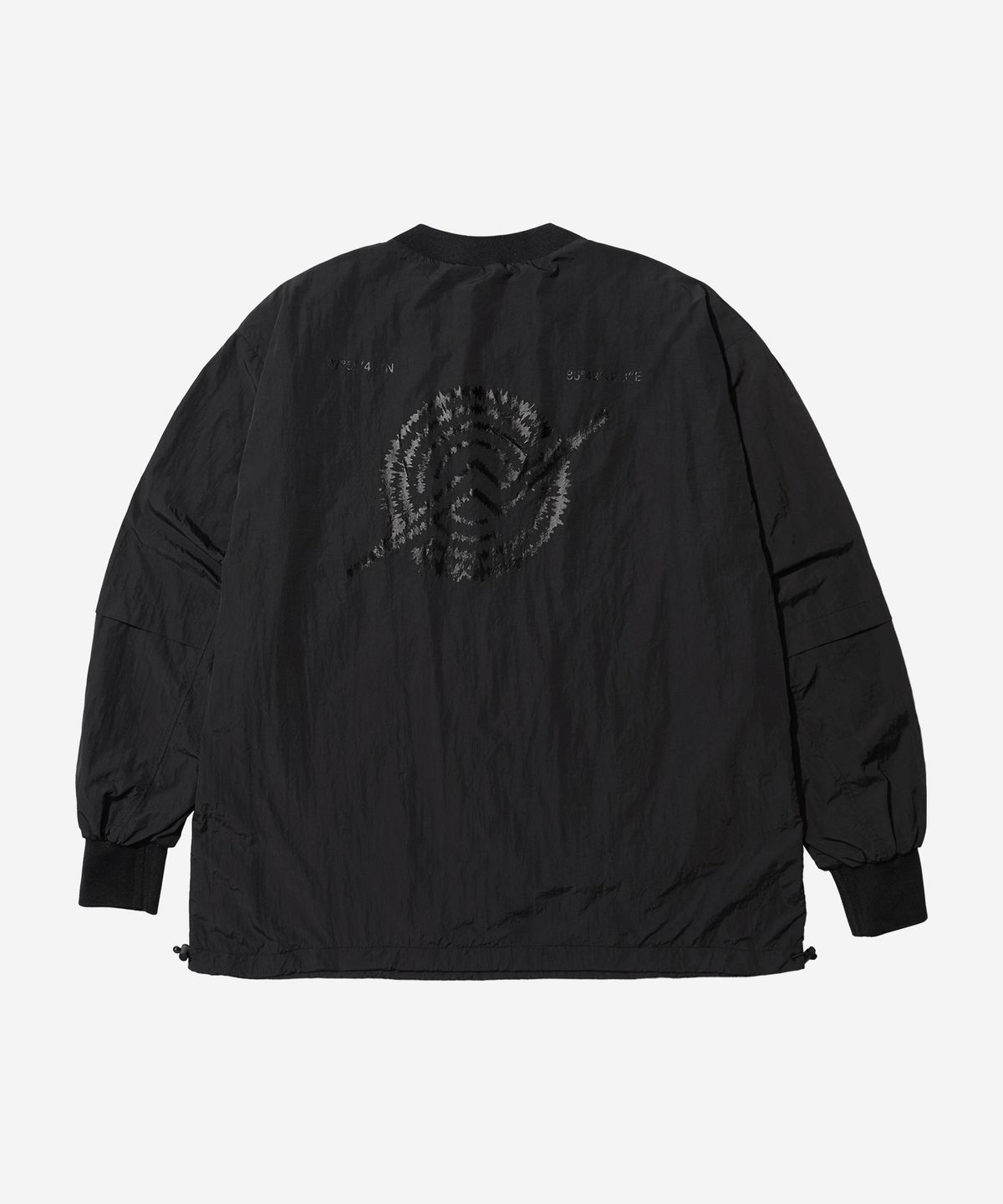 칼라파타르(KALAPATTHAR) Nylon Zip Pocket Round Shirt - GREY