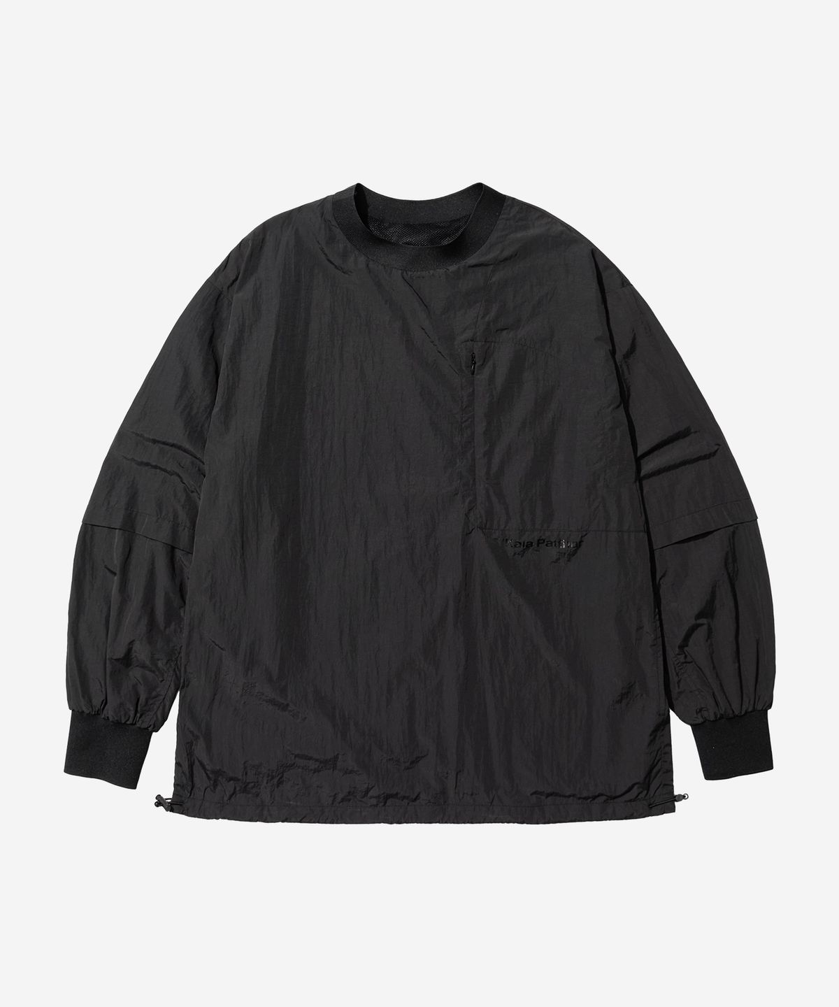 칼라파타르(KALAPATTHAR) Nylon Zip Pocket Round Shirt - GREY