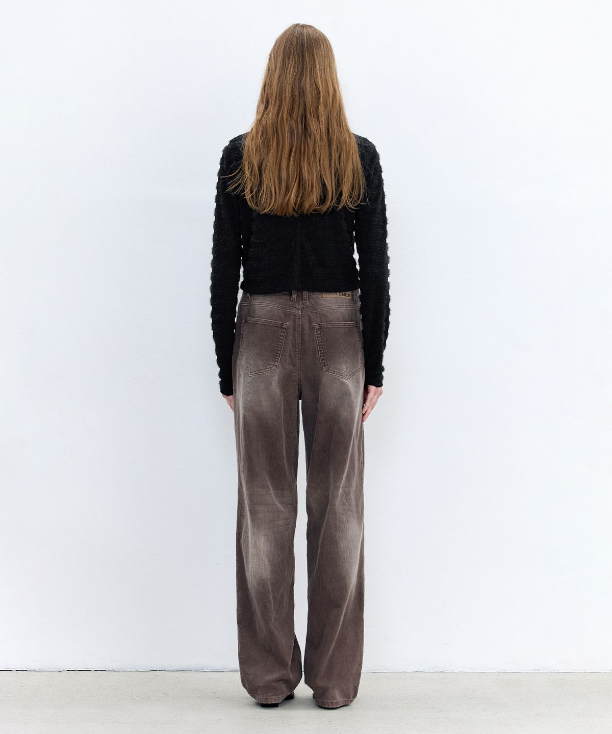 인사일런스 우먼(INSILENCE WOMEN) 워시드 코듀로이 팬츠 BROWN